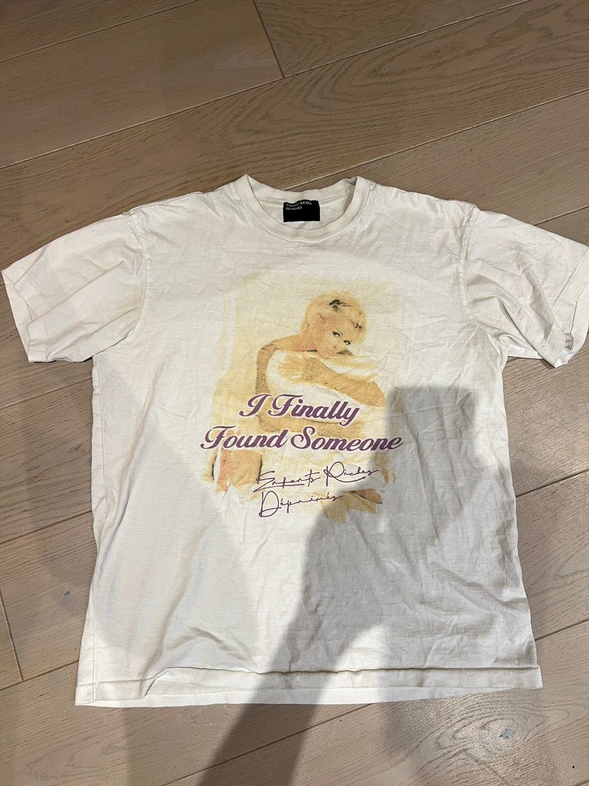 Pre-owned Enfants Riches Deprimes Erd I Finally Found Someone Pornstar Printed Tshirt In White