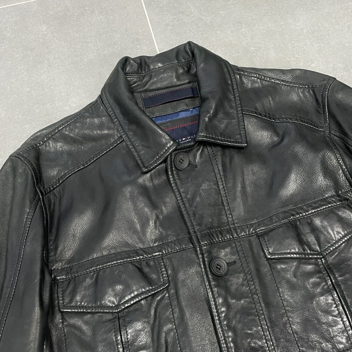 Tommy Hilfiger Tommy Hilfiger Goat Leather Jacket Size 46 Size US S / EU 44-46 / 1 - 10 Thumbnail