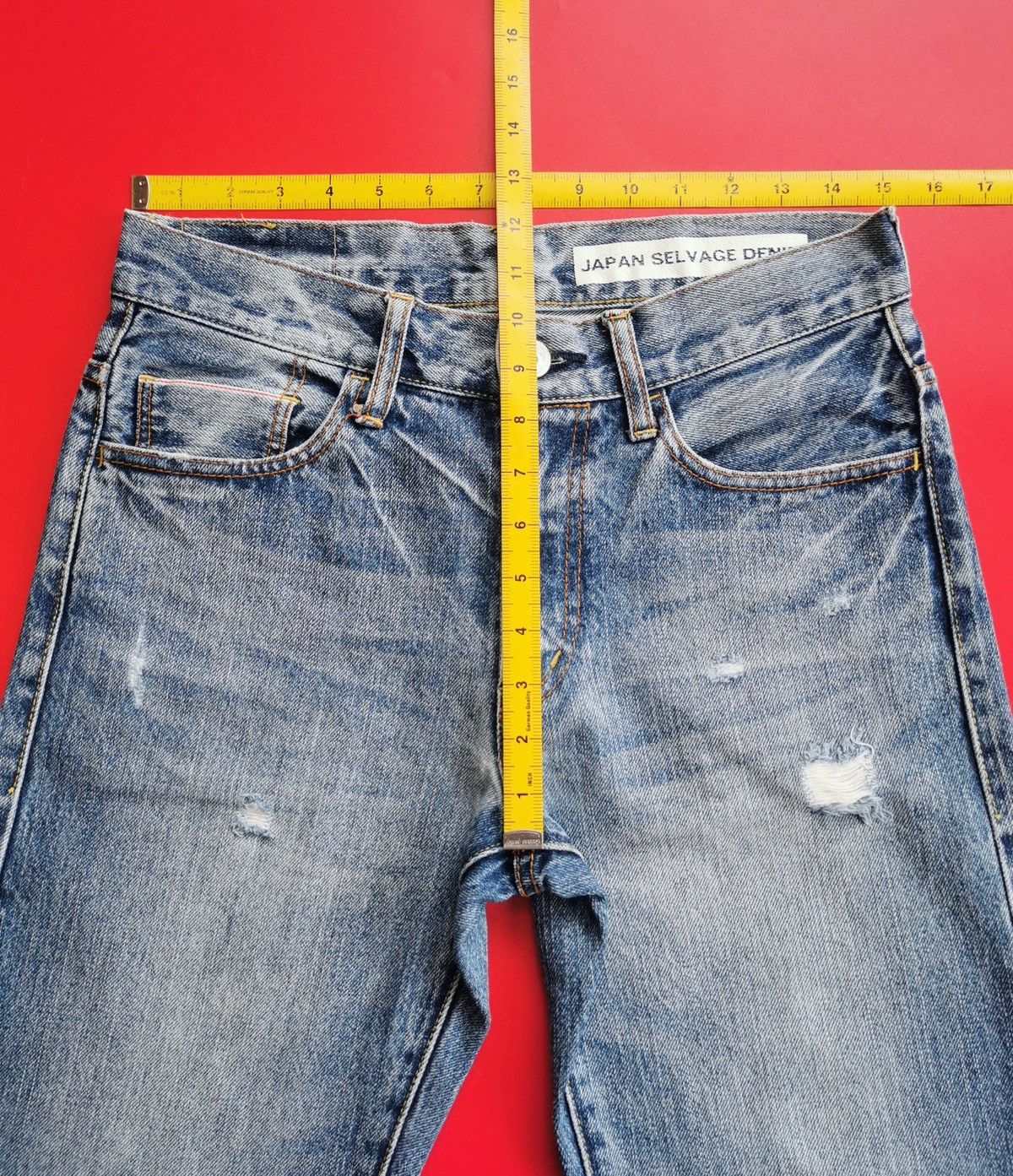Sugar Cane Rush Hour Japan Selvedge Denim Jeans Size US 30 / EU 46 - 11 Thumbnail