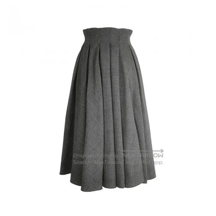 Dior Dior Wool Solid Pleated Skirt 34. Size 33" - 1 Thumbnail