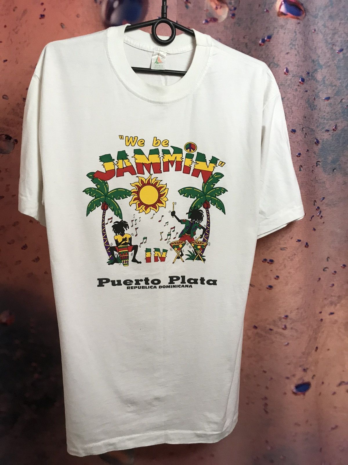 Vintage Vintage We be jammin carribean streetwear tee Size US L / EU 52-54 / 3 - 2 Thumbnail