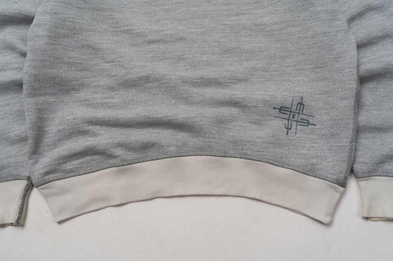 Edwin 🔵 EDWIN Vintage Japan College Crew Neck Sweatshirt Grey Size US S / EU 44-46 / 1 - 5 Thumbnail