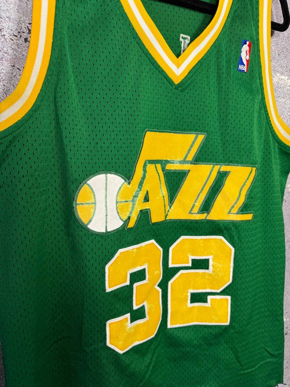 Adidas × NBA CARL MALONE Utah Jazz 2013 NBA Adidas Jersey Size US M / EU 48-50 / 2 - 6 Thumbnail