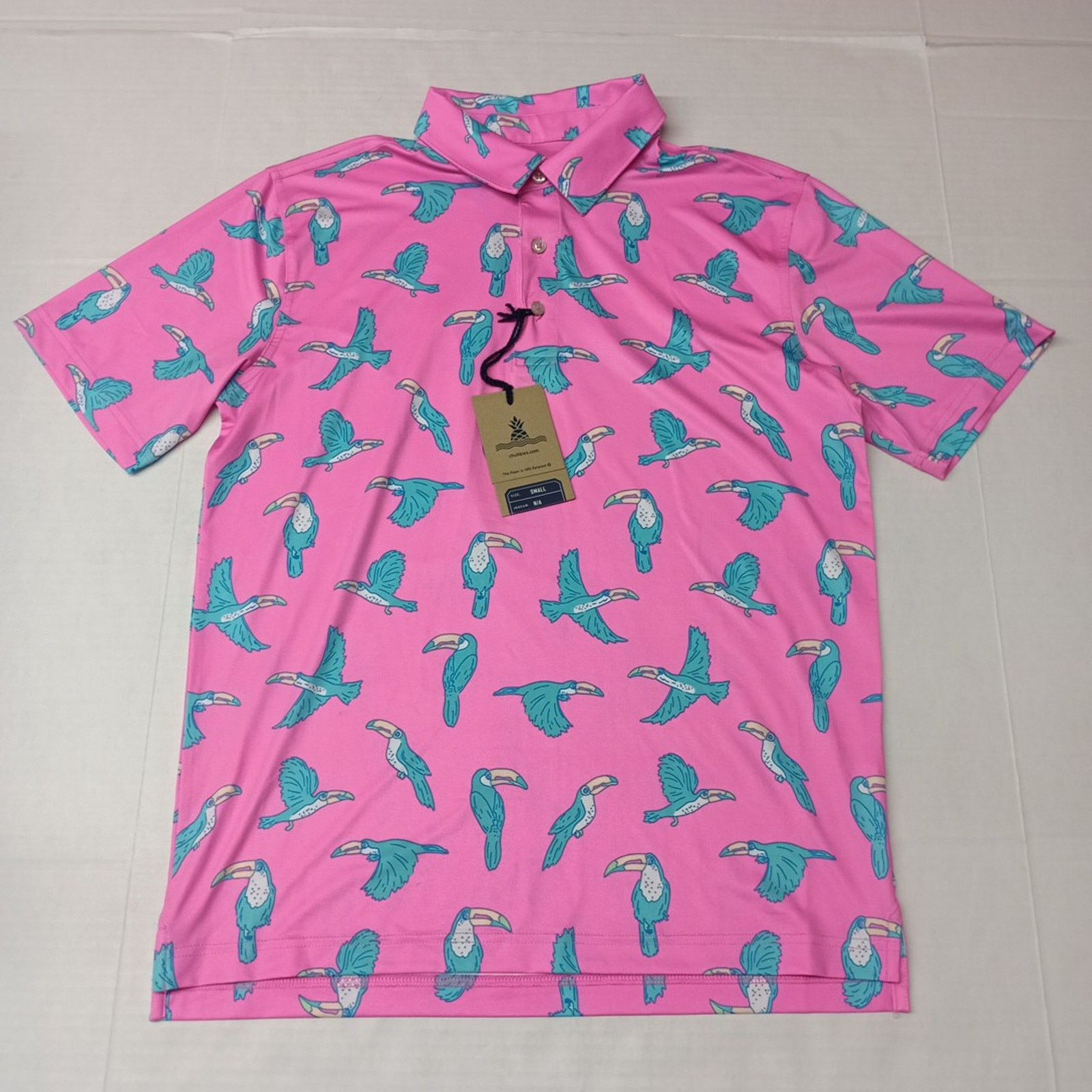 Chubbies Chubbies Men's S Lightweight Performance Golf Polo 2.0 NEW Size US S / EU 44-46 / 1 - 1 Thumbnail