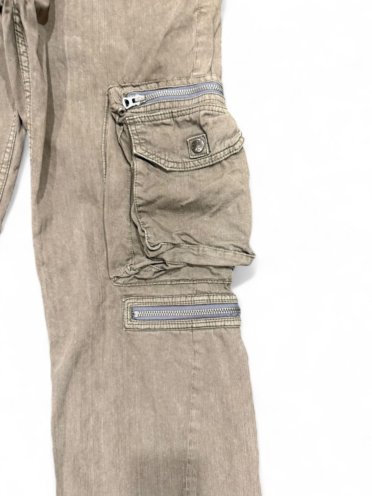 If Six Was Nine Japanese Brand Surplus Flare Cargo Pants Size US 32 / EU 48 - 2 Thumbnail