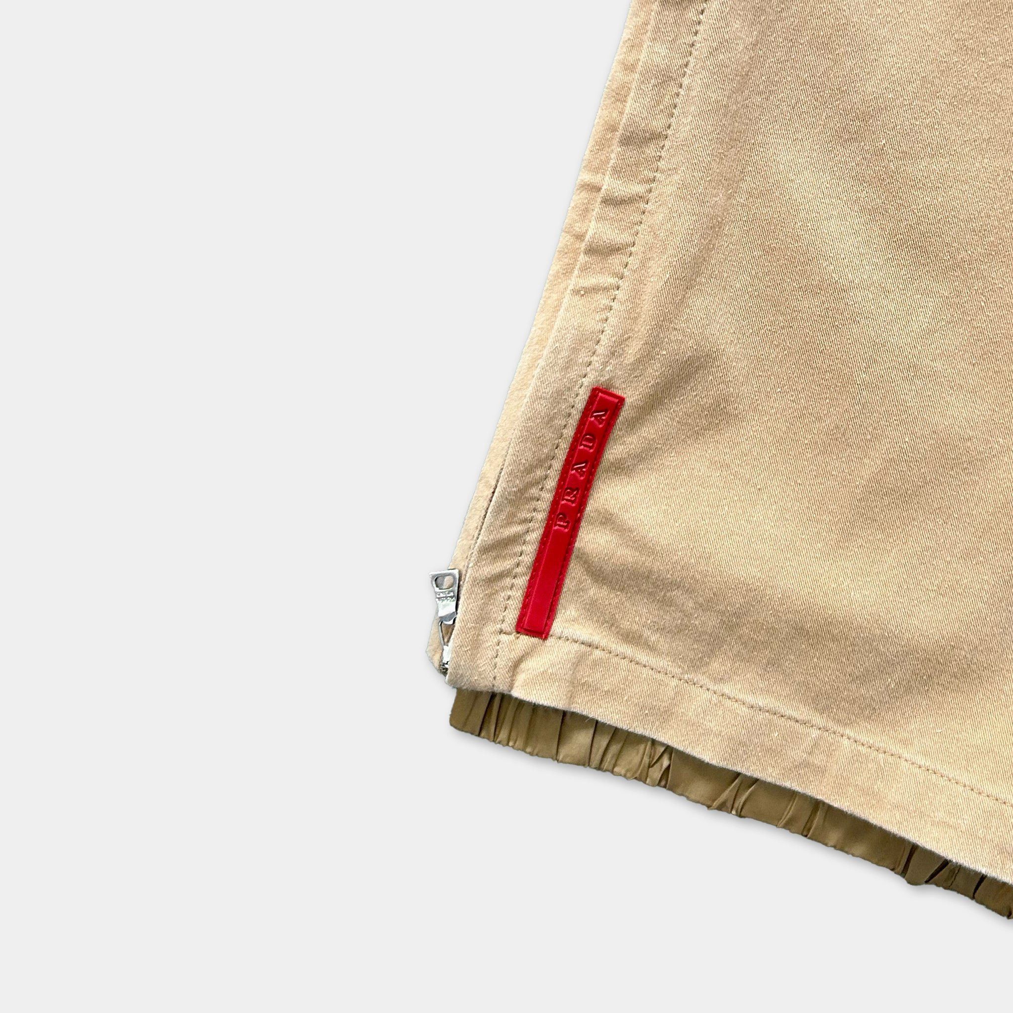 Prada Prada Sport Red Tab Beige Cargo Pants Size US 32 / EU 48 - 3 Thumbnail