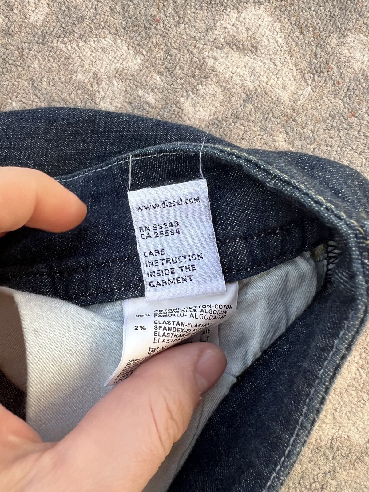 Diesel × Vintage Diesel Y2K Vintage Denim Pants Size 28" / US 6 / IT 42 - 6 Thumbnail