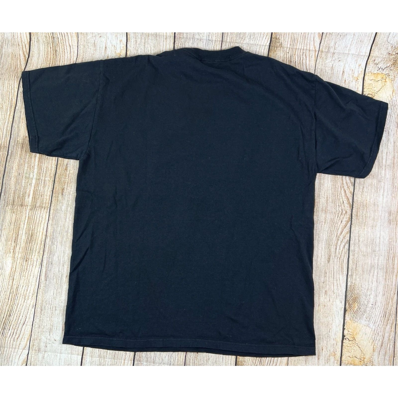 Vintage VINTAGE Warner Bros. Superman DC Comics Skull Logo Black T Shirt Size Large Man of Steel Short Sleeve Graphic Tee Mens Size US L / EU 52-54 / 3 - 2 Thumbnail