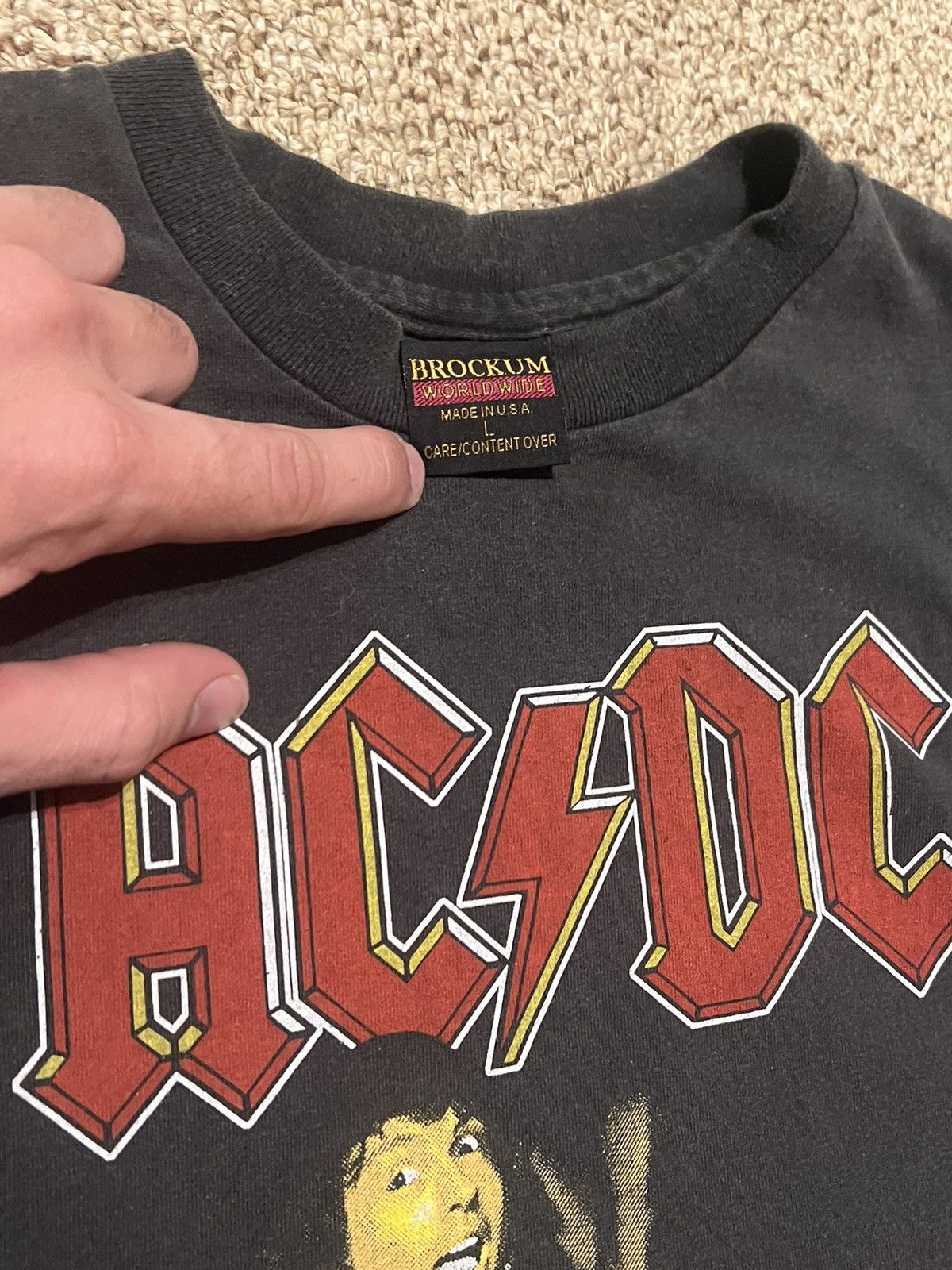 Band Tees × Brockum AC/DC single stitch band tshirt Size US L / EU 52-54 / 3 - 3 Thumbnail
