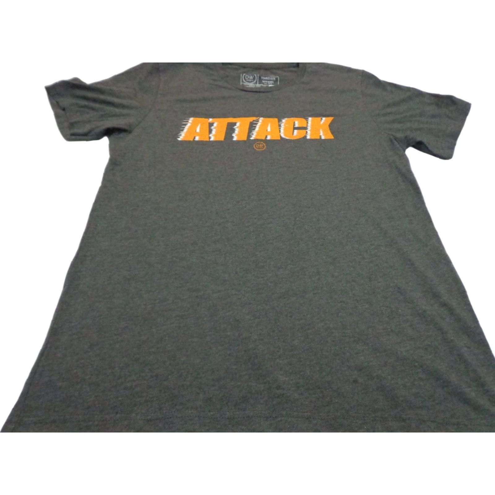 Vintage DW Designs Football T-Shirt Gray with Orange Graphic Men’s Medium NWT Size US M / EU 48-50 / 2 - 1 Thumbnail