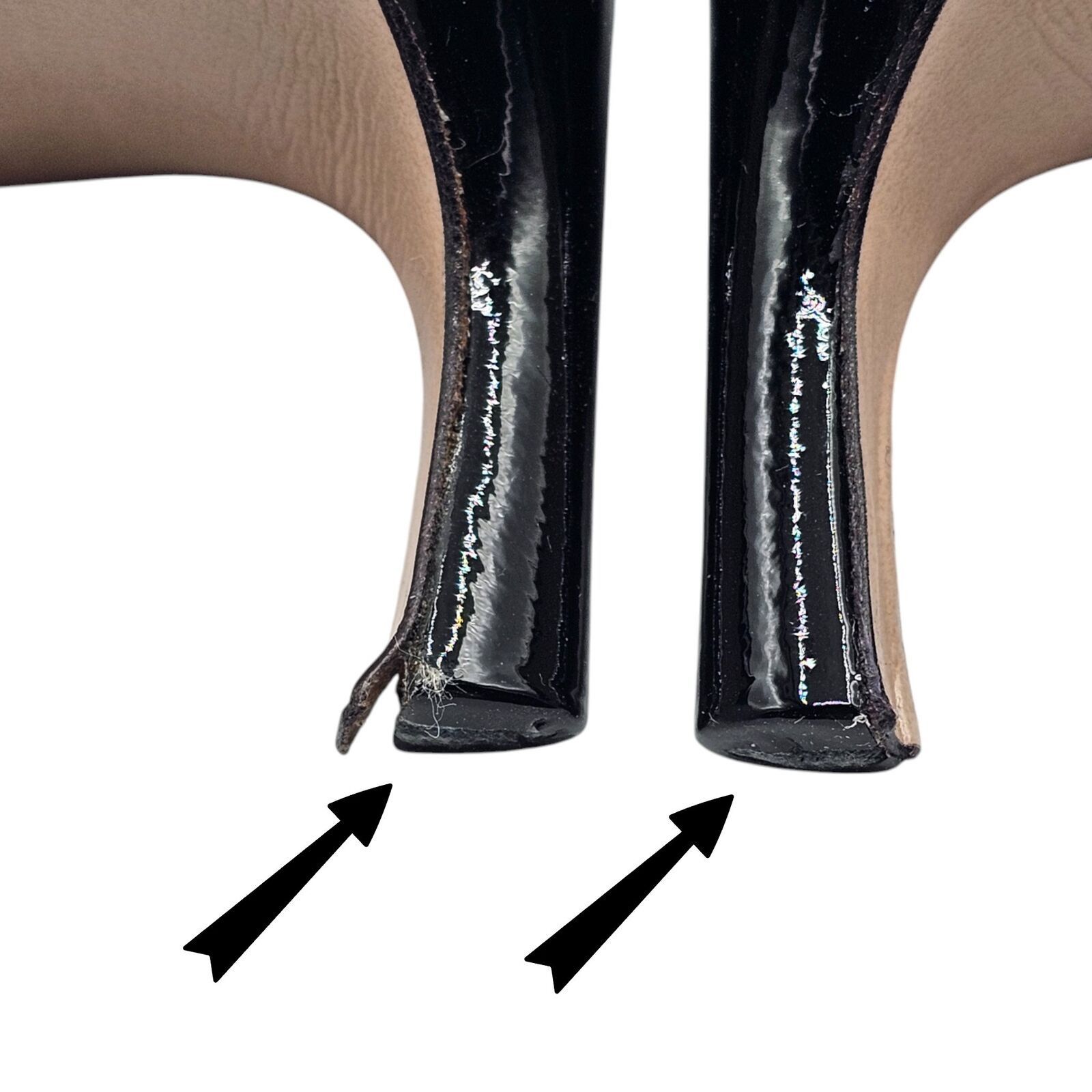 Basic Kitten Heel Pumps - Patent Leather - Black - 36 5.5US