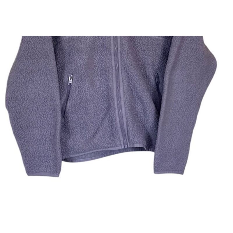 TNA TNA Jacket Women X Small Lilac Purple Sherpa Hooded Fleece Size XS / US 0-2 / IT 36-38 - 3 Thumbnail
