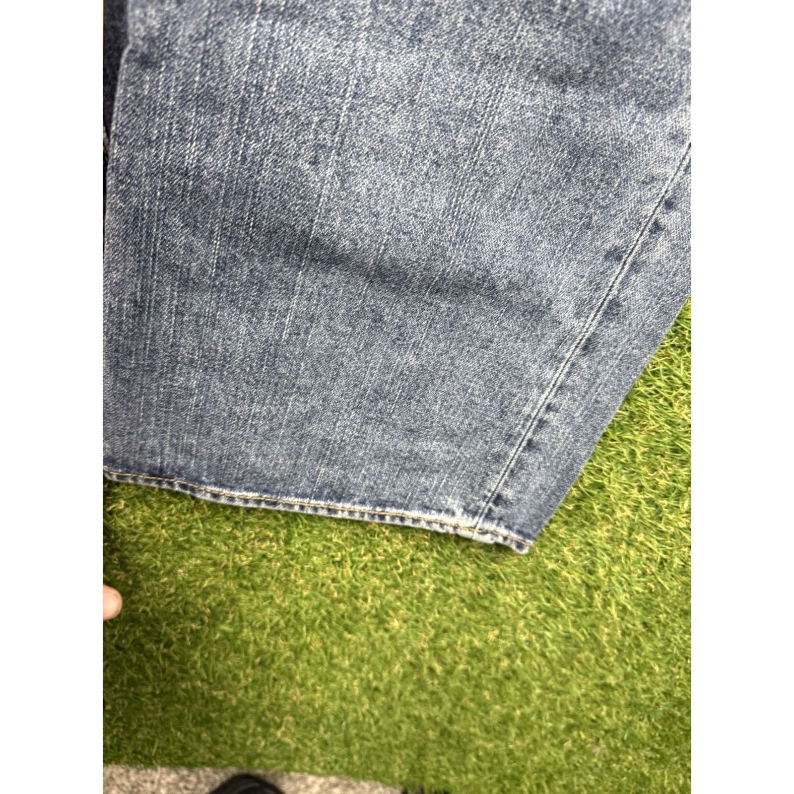 Denime X2 Jeans Mens 33x32 Blue M22 Classic Regular Rise Bootcut Denim Casual Size US 32 / EU 48 - 5 Thumbnail