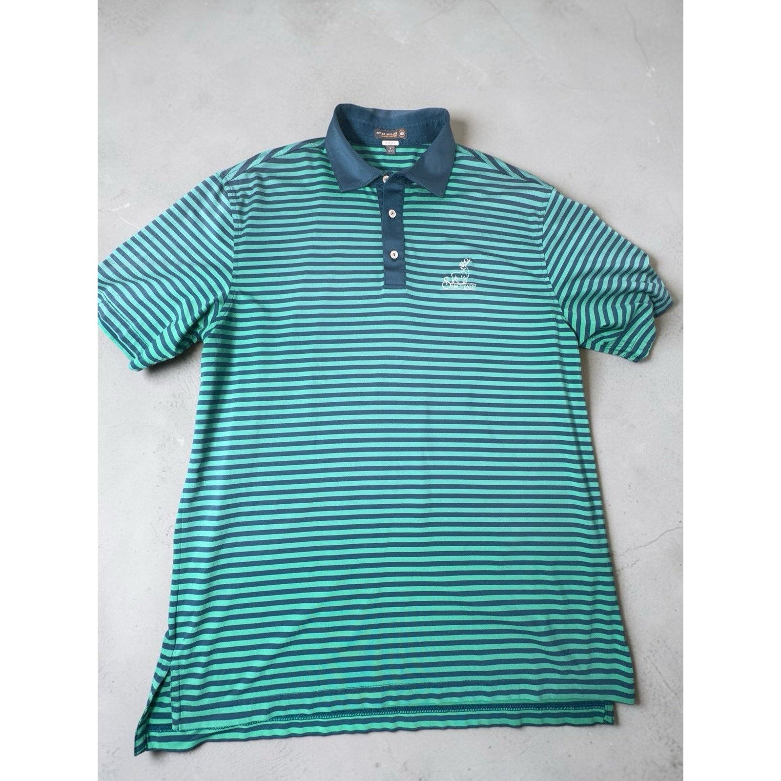 Peter Millar Peter Millar Polo Shirt Mens Large Green Sanctuary Golf Size US L / EU 52-54 / 3 - 1 Thumbnail