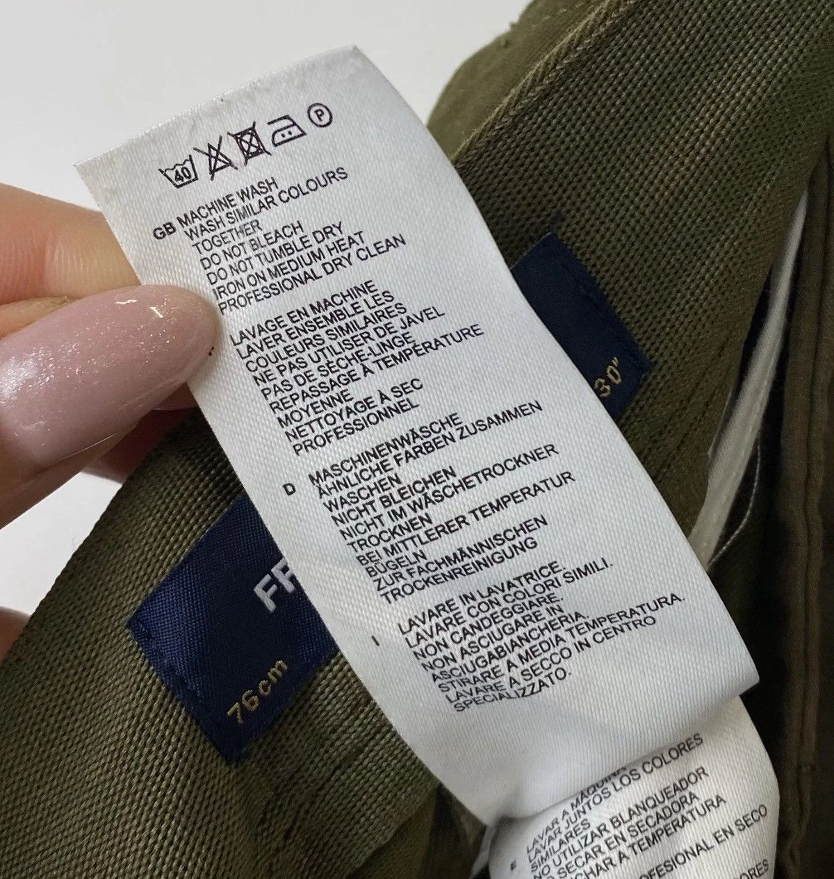 Fred Perry Fred Perry Chino Pants Trousers Khaki Olive Green Casual Size US 30 / EU 46 - 7 Thumbnail