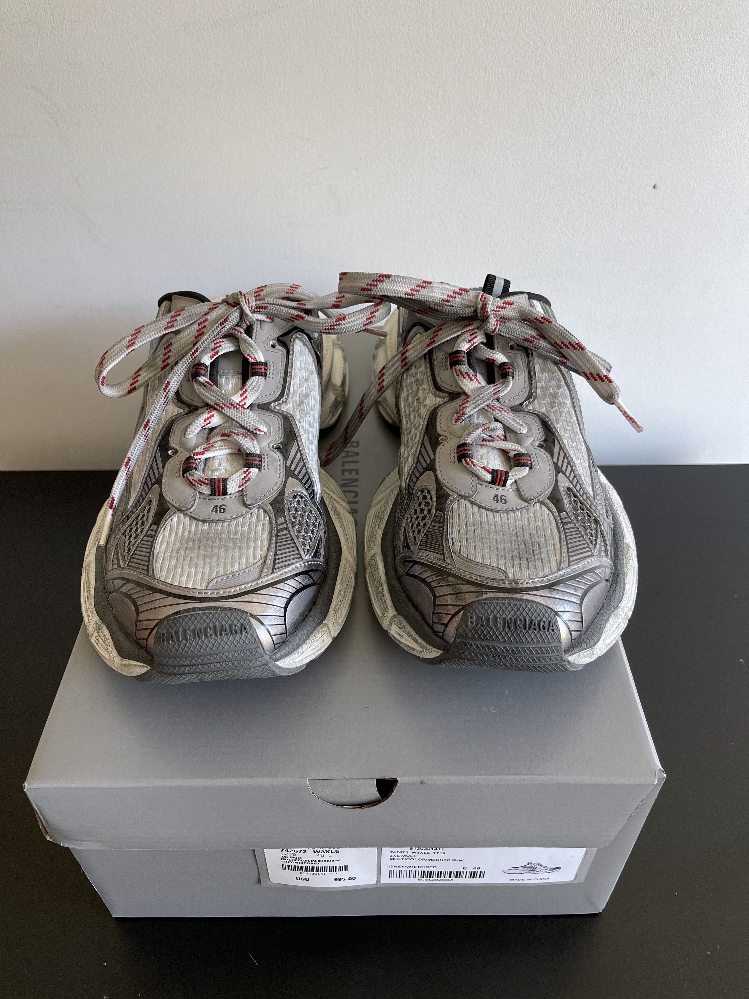 Balenciaga 3XL Mule Sneakers (46) US 13 Size US 13 / EU 46 - 3 Thumbnail