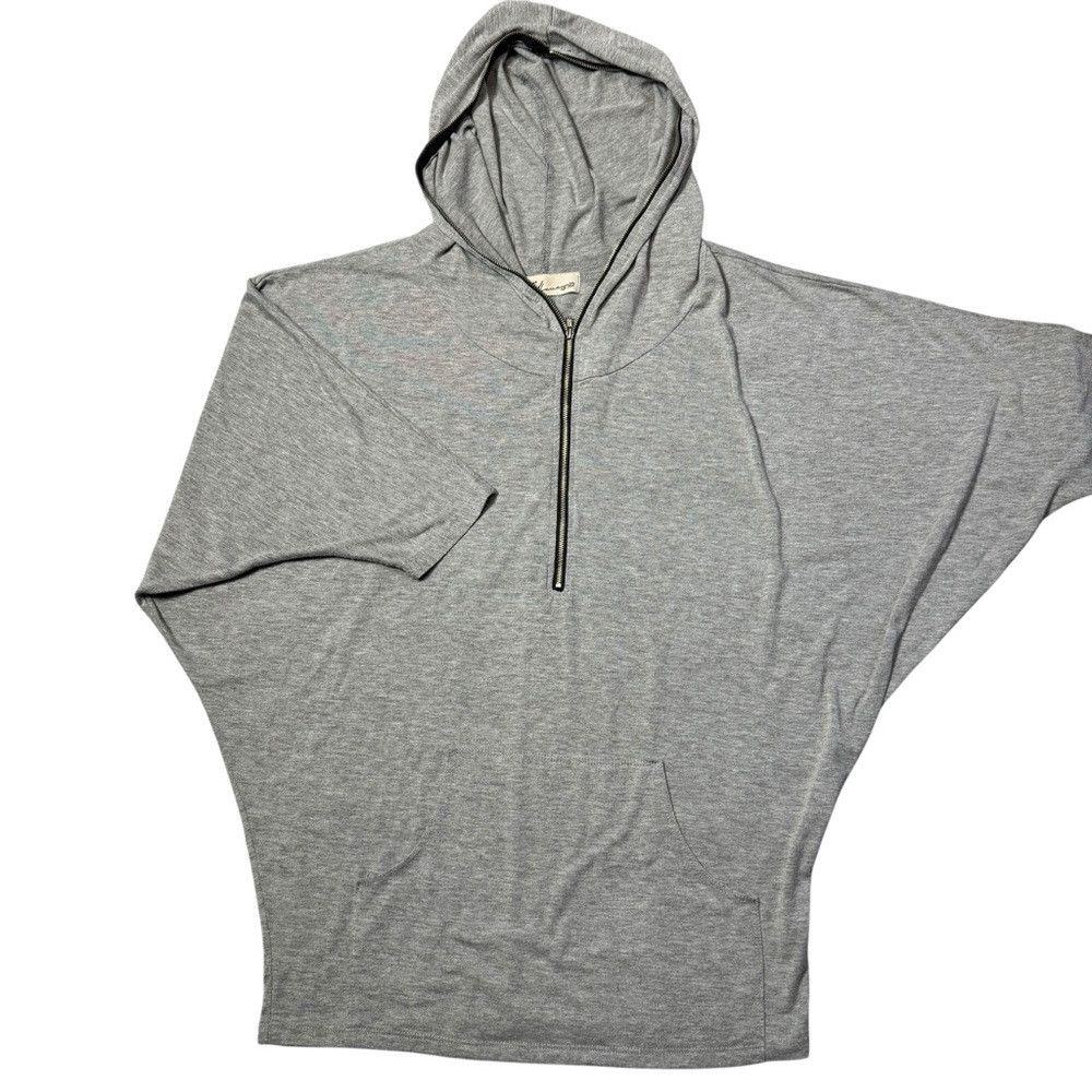 Vintage Havana Vintage Havana 3/4 Sleeve Hoodie Grey Top Size L Size L / US 10 / IT 46 - 6 Thumbnail