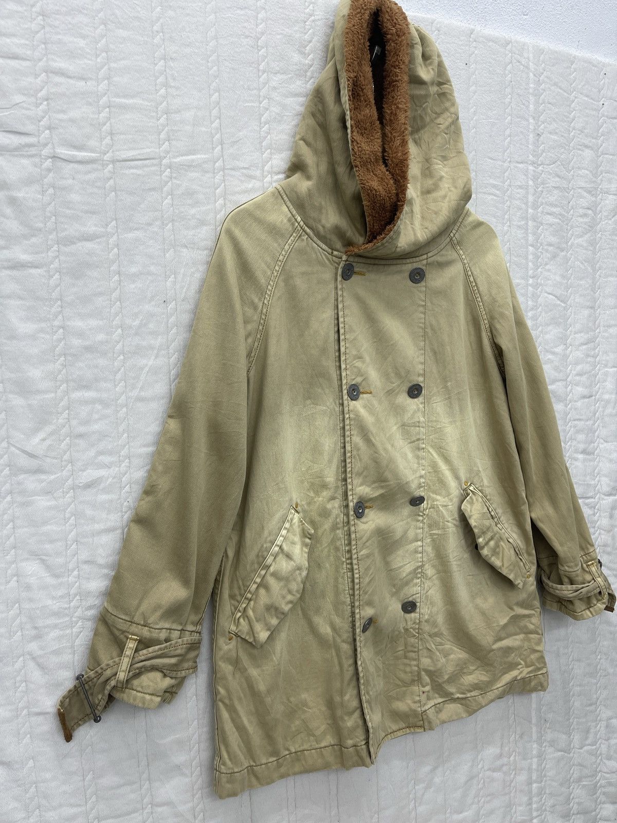 Japanese Brand × Vintage VTG CUBE SUGAR U.S.J ARMY PARKA HOODIE Size US M / EU 48-50 / 2 - 2 Thumbnail