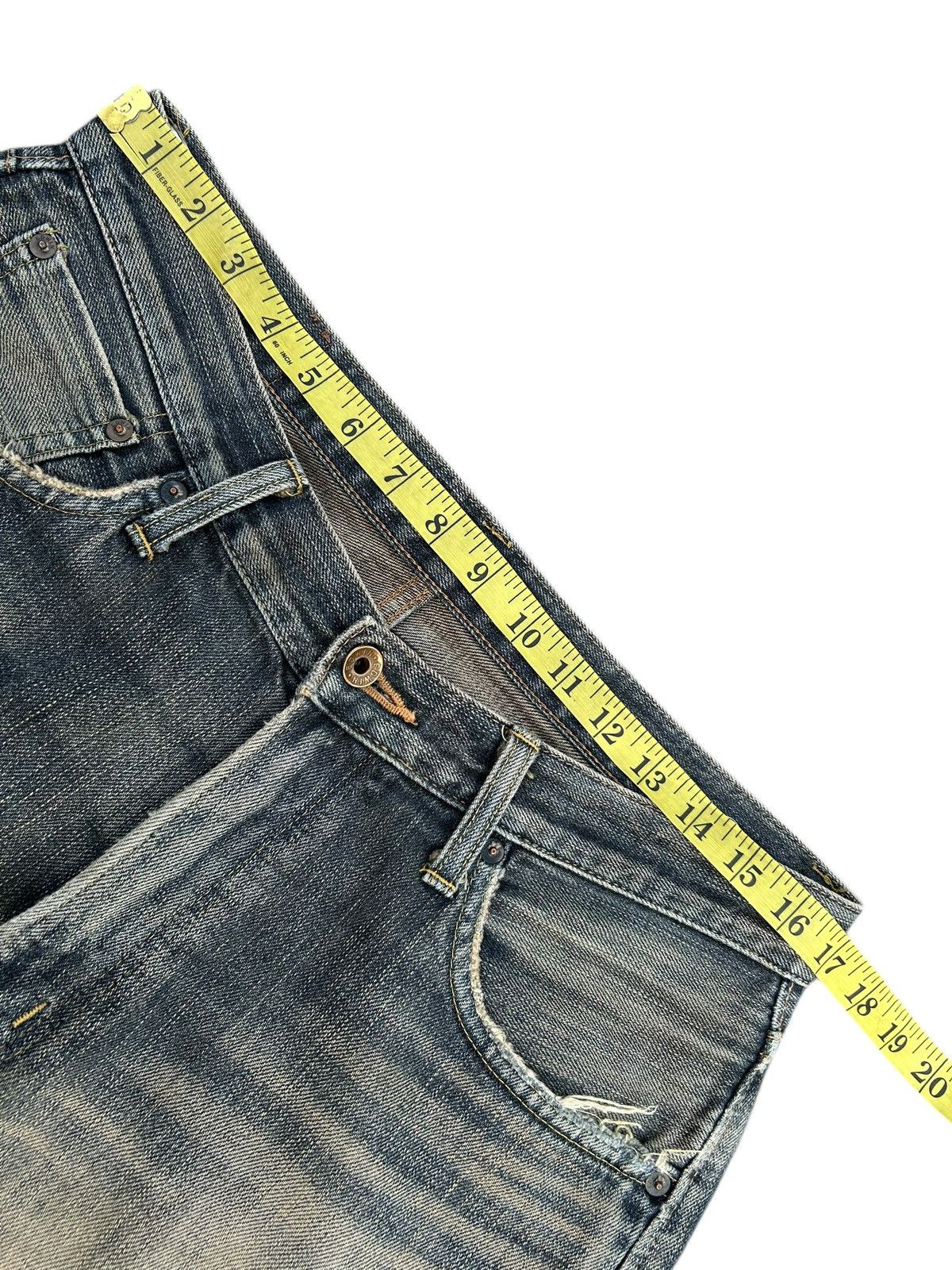 Kapital Vintage Edwin 505z Selvedge Rusty Distressed Denim Jeans Size US 34 / EU 50 - 16 Thumbnail