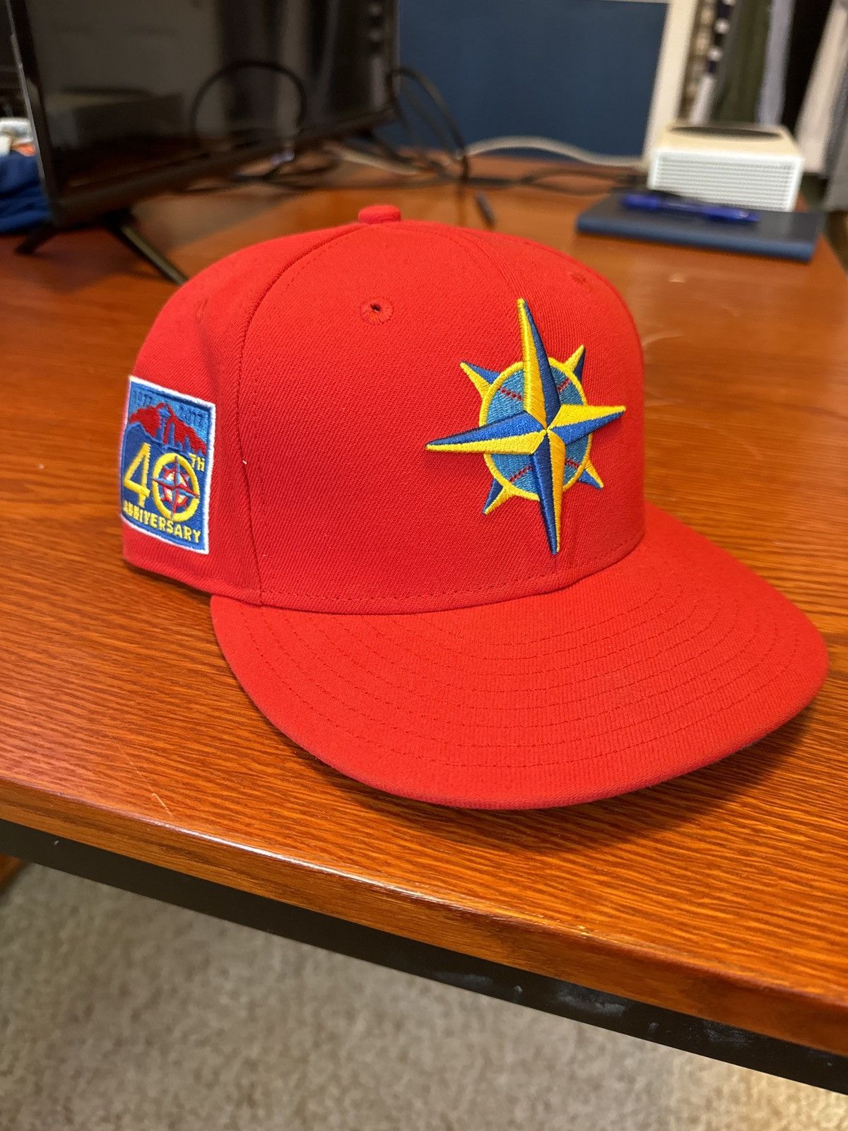 New Era Seattle Mariners “Hot Wheels” Fitted 7 1/4 Size 32 - 1 Thumbnail