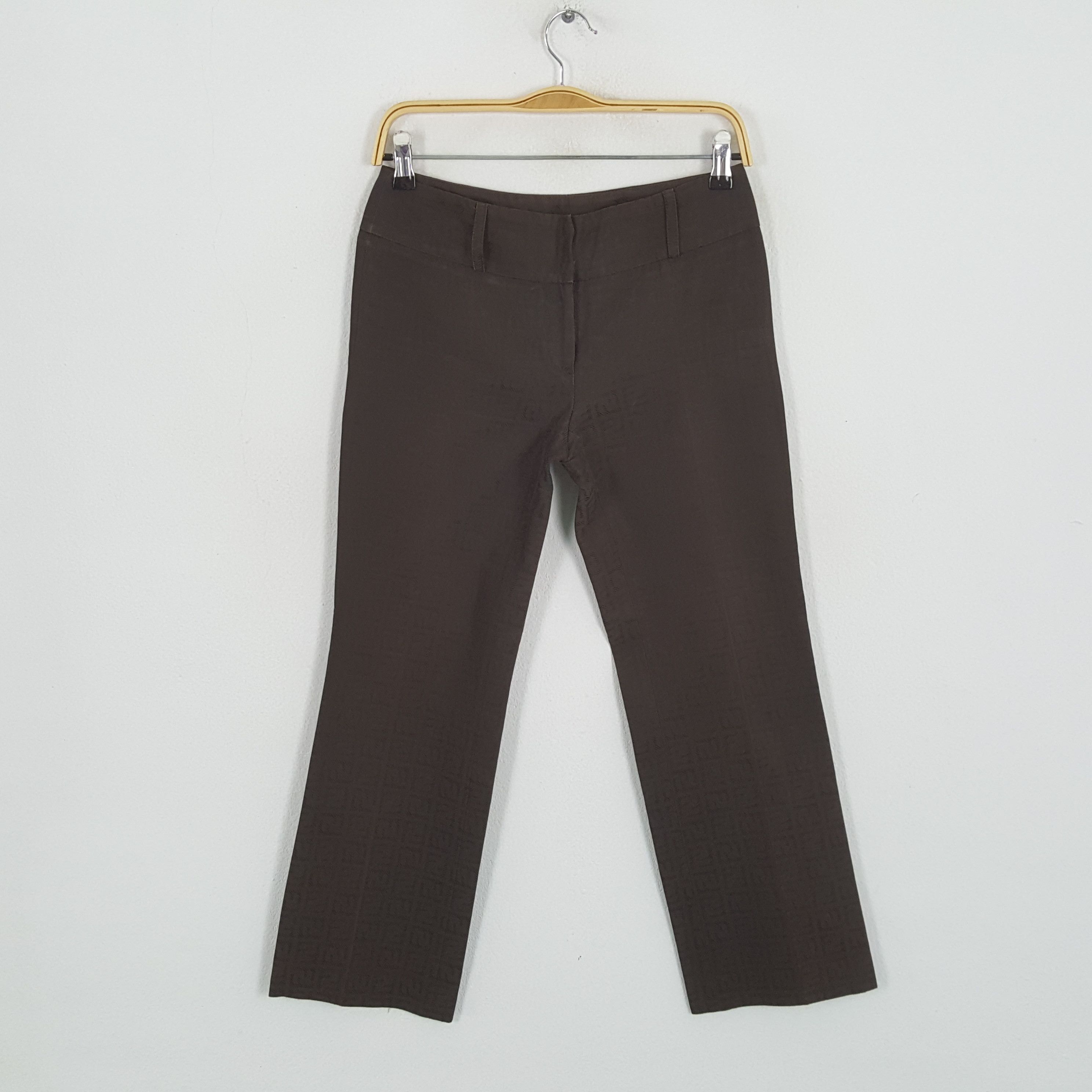 Vintage FENDI Italian Fashion Brand Monogram Design Pants