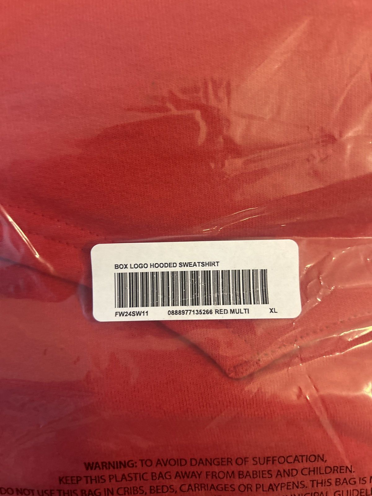 Supreme Supreme Box Logo Hooded Sweatshirt Multicolor FW24 Size XL Size US XL / EU 56 / 4 - 5 Thumbnail