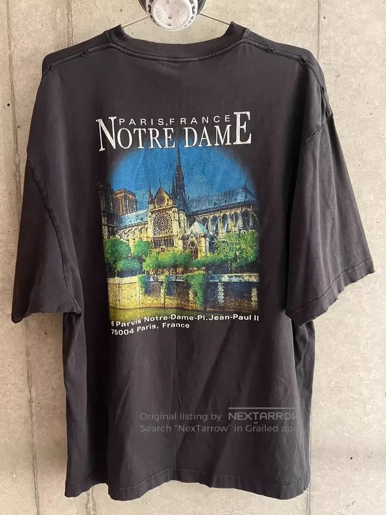 Balenciaga Balenciaga Distressed Sacré-Cœur church short-sleeve Size US XS / EU 42 / 0 - 4 Thumbnail