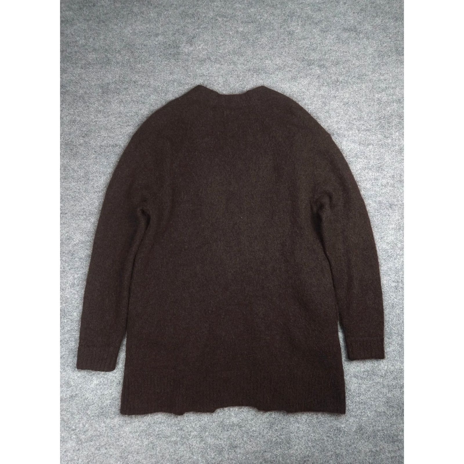 Acne Studios Acne Studios Raya SH Mohair Cardigan Women's Medium Brown Mohair Fuzzy Open Cardigan Women M Brown Open Sweater Size M / US 6-8 / IT 42-44 - 4 Thumbnail