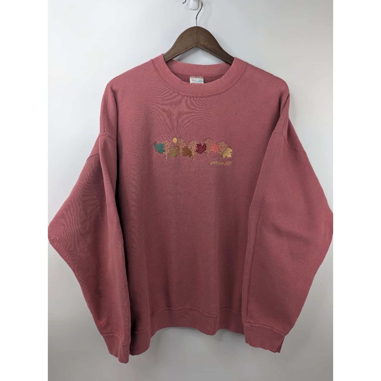 Vintage VINTAGE Desert Heat Sweatshirt Men's XL Pink 90s Heavyweight Fleece City Graphic Print Size US XL / EU 56 / 4 - 3 Thumbnail