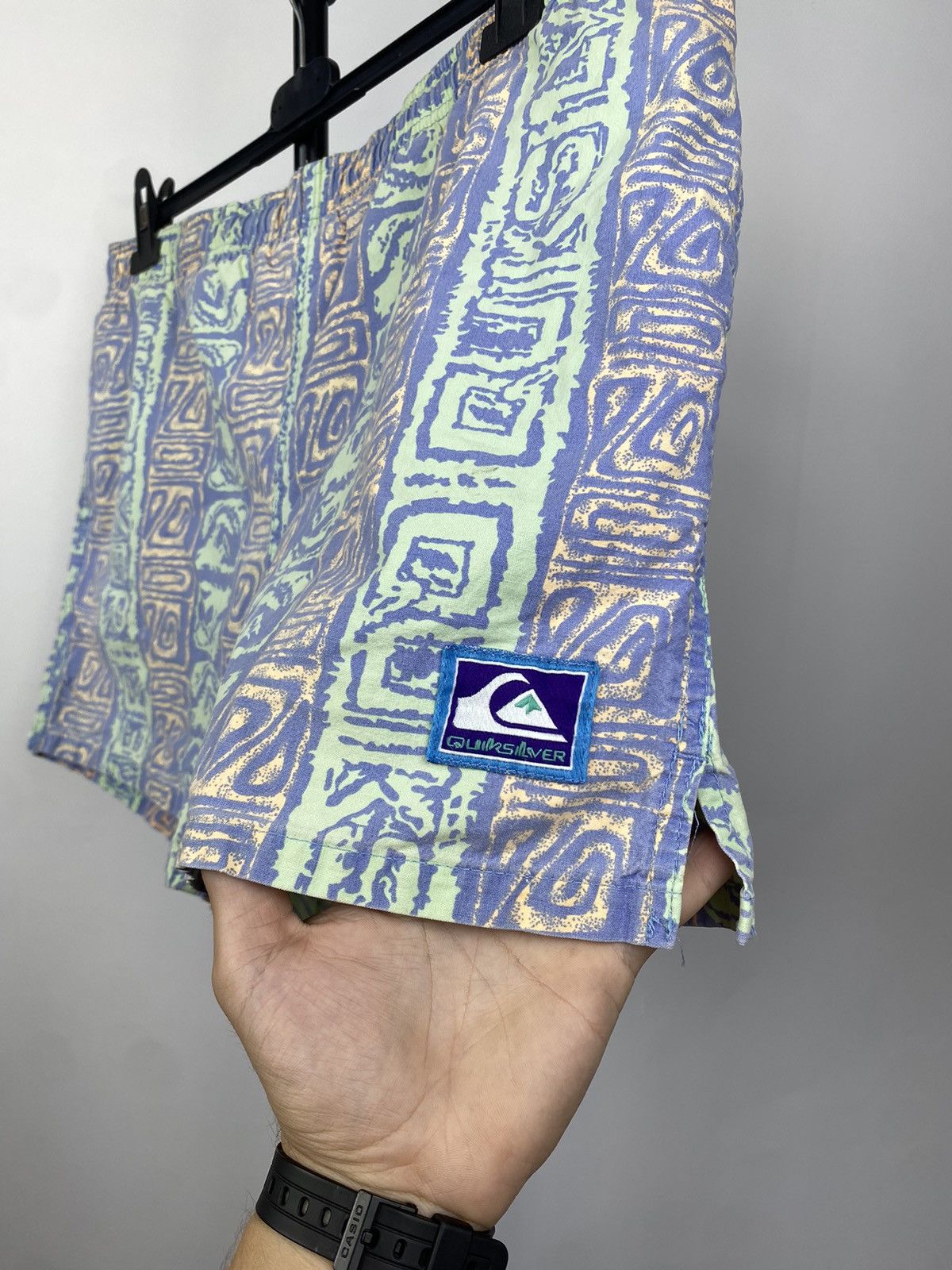 Quiksilver × Vintage 80s rare Vintage Quiksilver shorts skate surf Size US 36 / EU 52 - 5 Thumbnail