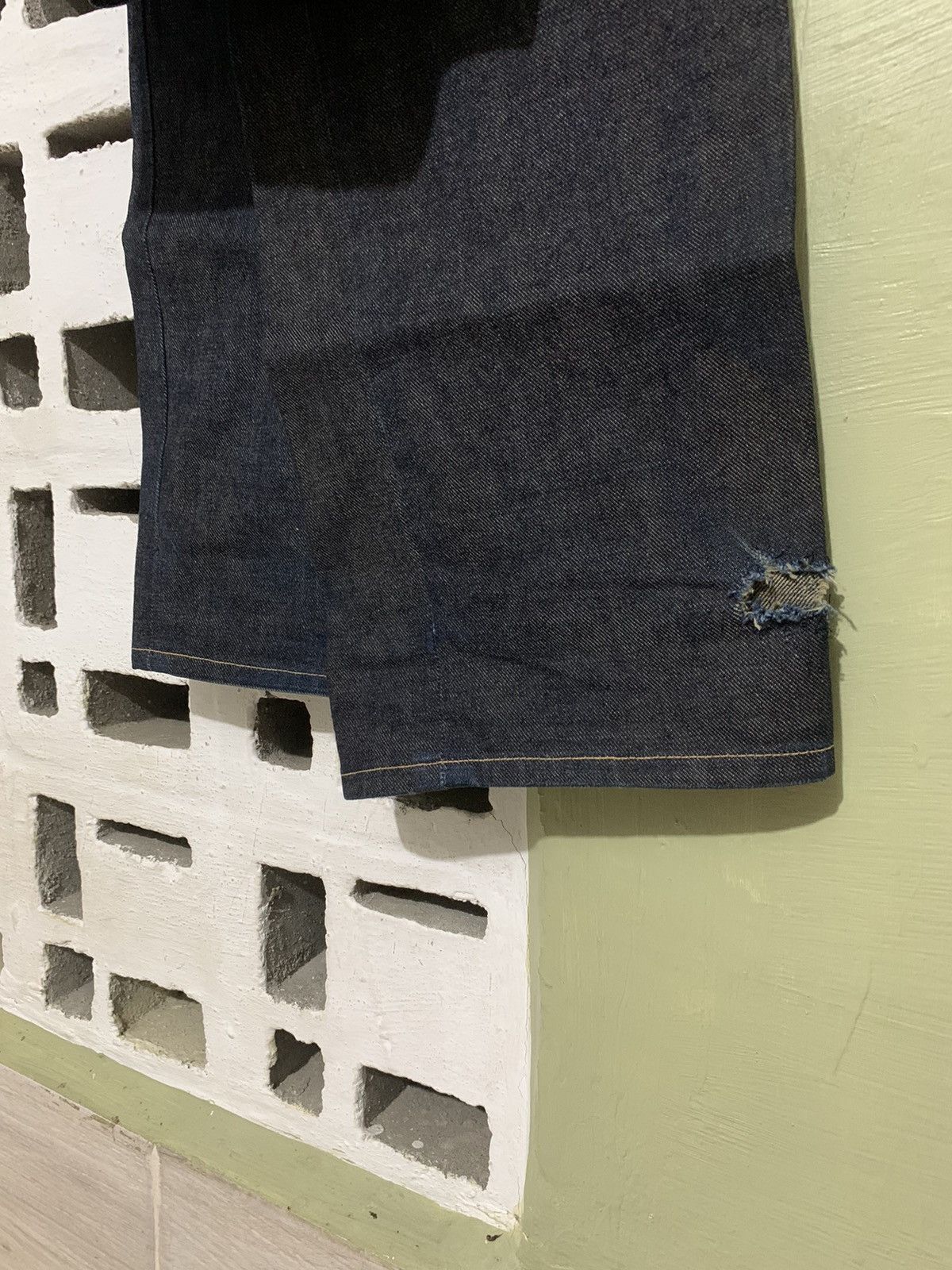 Bape Vintage A Bathing Ape - Buckle Back Selvedge Denim Size US 33 - 11 Thumbnail