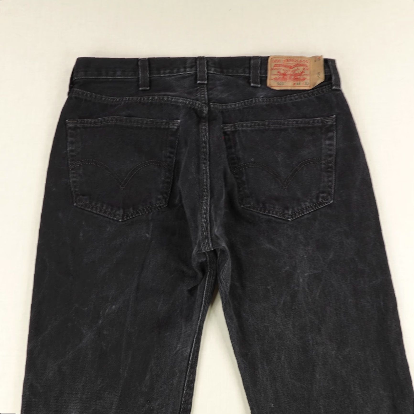 Levi's VINTAGE Levi's Jeans 501 Straight Leg Mens 38x32 Black Denim Regular Fit Size US 36 / EU 52 - 7 Thumbnail