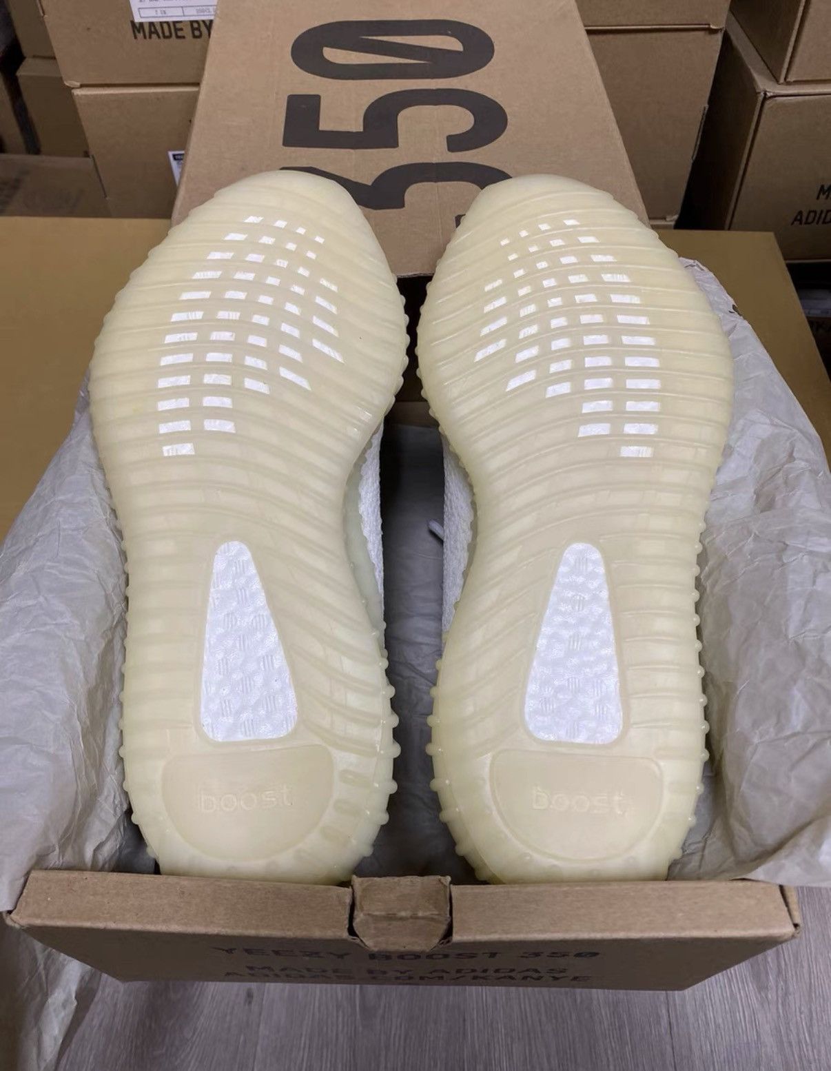 Adidas Adidas Yeezy 350 Cream White K37 Size US 8 / EU 41 - 7 Thumbnail