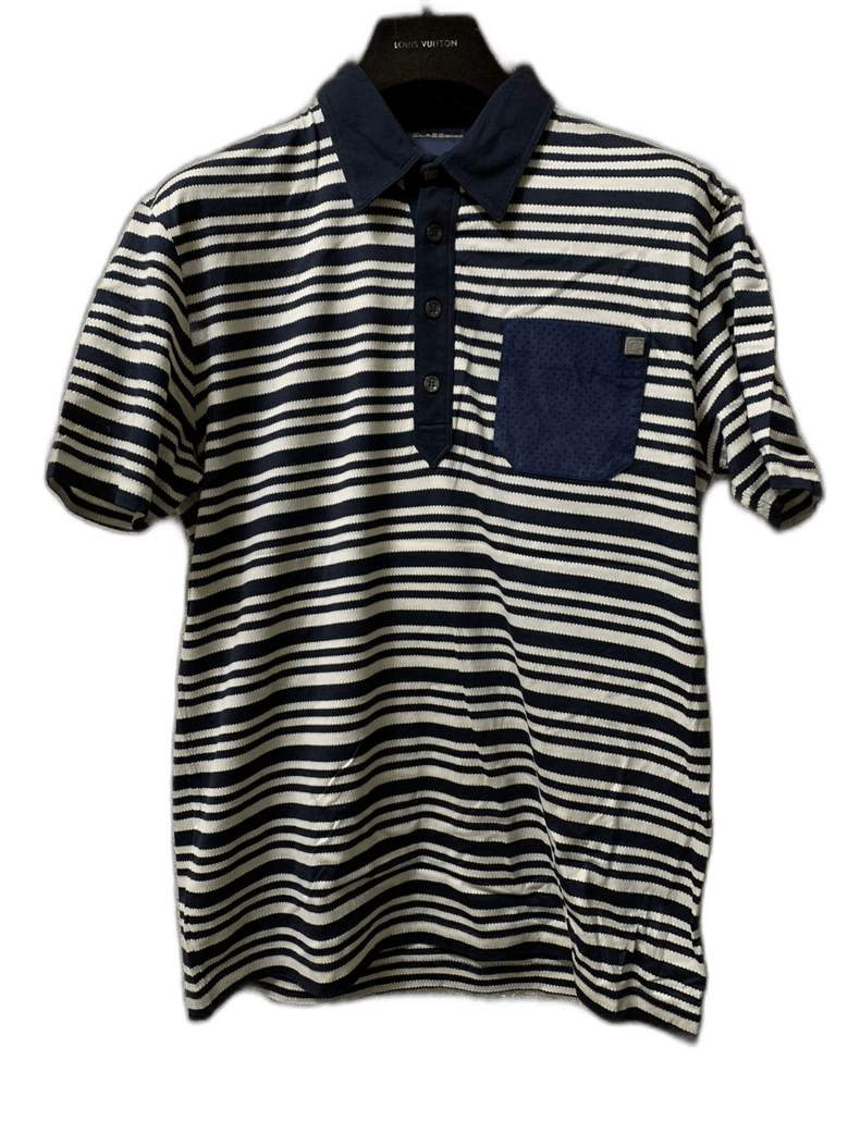 Roberto Cavalli Roberto Cavalli Striped Polo Shirt Size US M / EU 48-50 / 2 - 1 Thumbnail