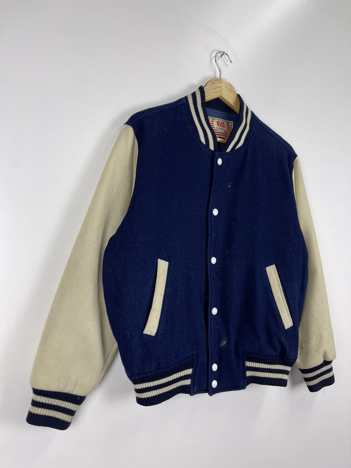 Japanese Brand B.V.D Varsity Jacket Size US L / EU 52-54 / 3 - 5 Thumbnail
