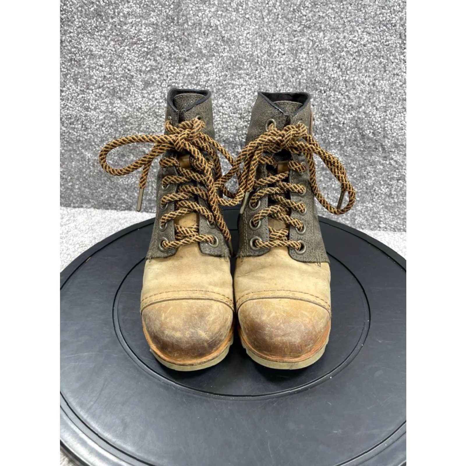 SOREL VINTAGE Sorel Women’s Bootie Shoes Size 6 US Brown Leather Waterproof Wedge Ankle Casual Fall Winter Size US 6 / IT 36 - 4 Thumbnail