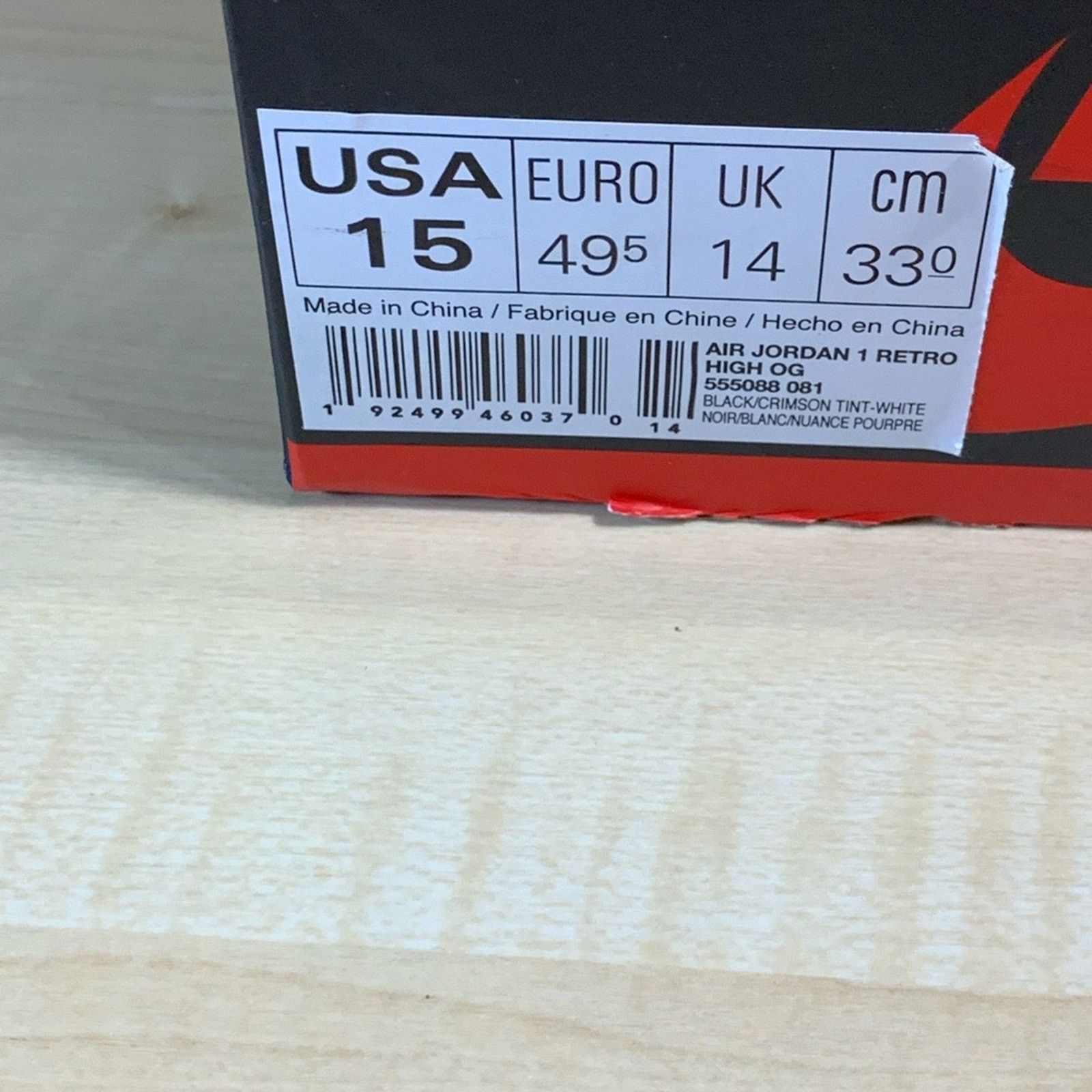 Nike Jordan 1 High “Crimson Tint” Size US 15 / EU 48 - 9 Thumbnail