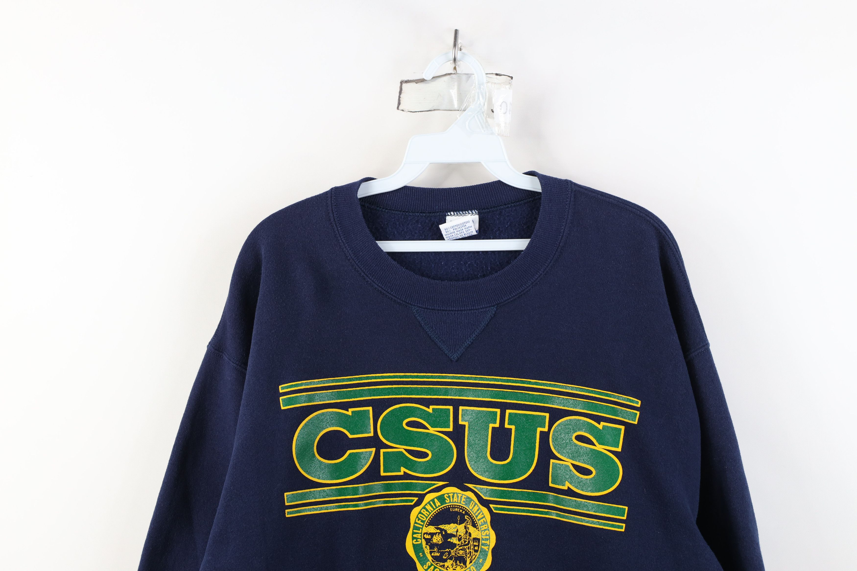Russell Athletic Vintage 90s Russell Athletic State University Dad Sweatshirt Size US XL / EU 56 / 4 - 2 Thumbnail