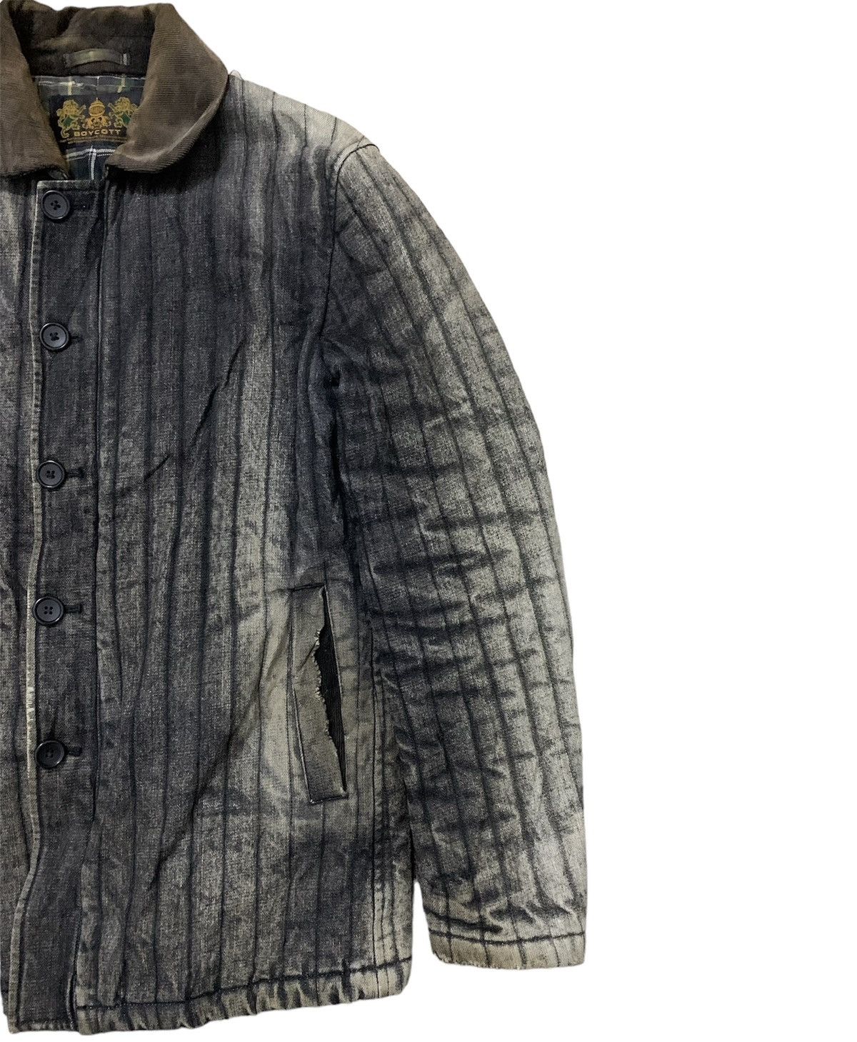 Boycott × Vintage Vintage Boycott Disstress Denim Jacket (A) Size US M / EU 48-50 / 2 - 3 Thumbnail