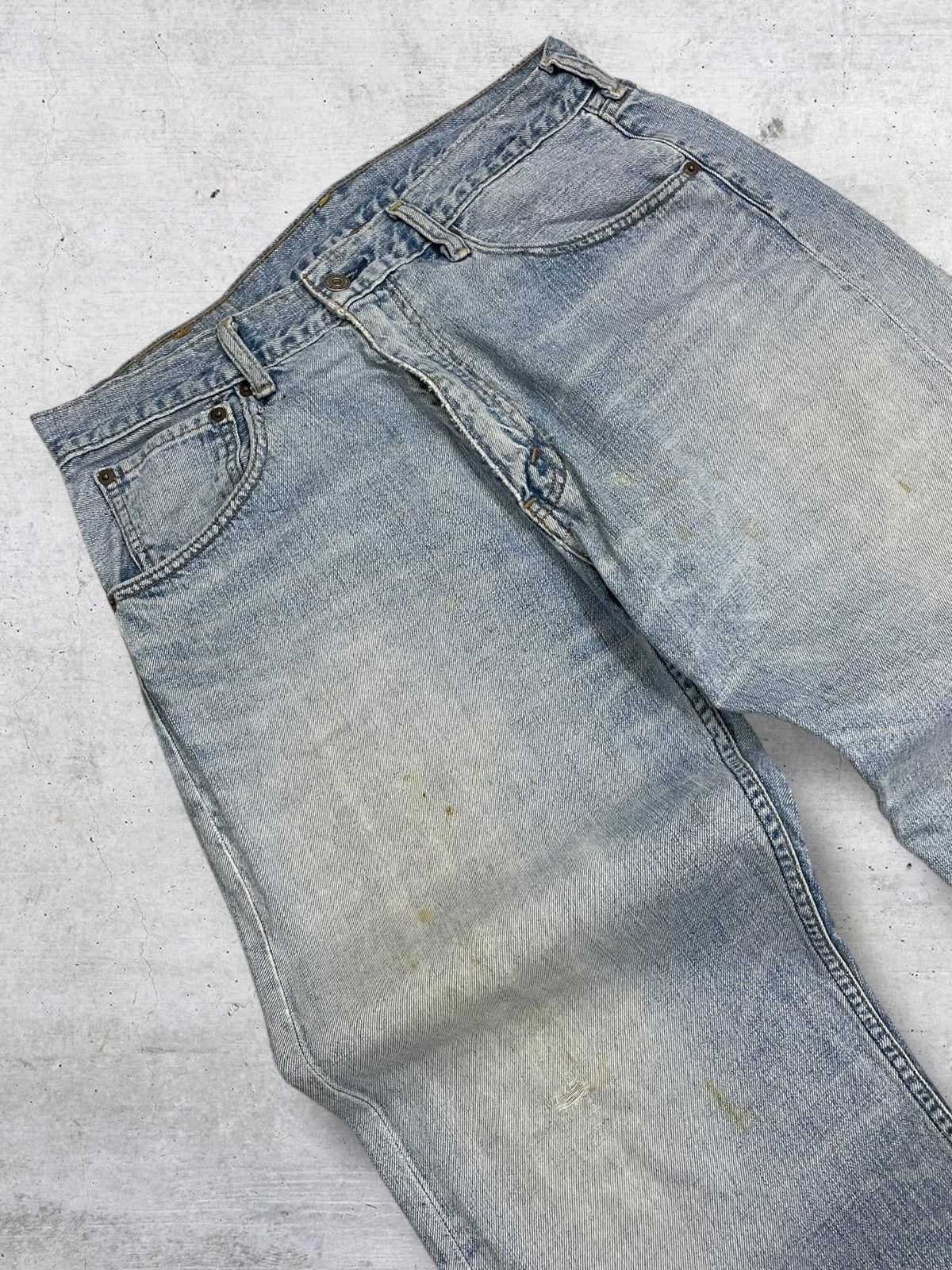 Levi's Vintage Clothing VINTAGE 503 LEVIS USA DESIGNER 90S OLD STAIN DISTRESS DENIM Size US 32 / EU 48 - 7 Thumbnail