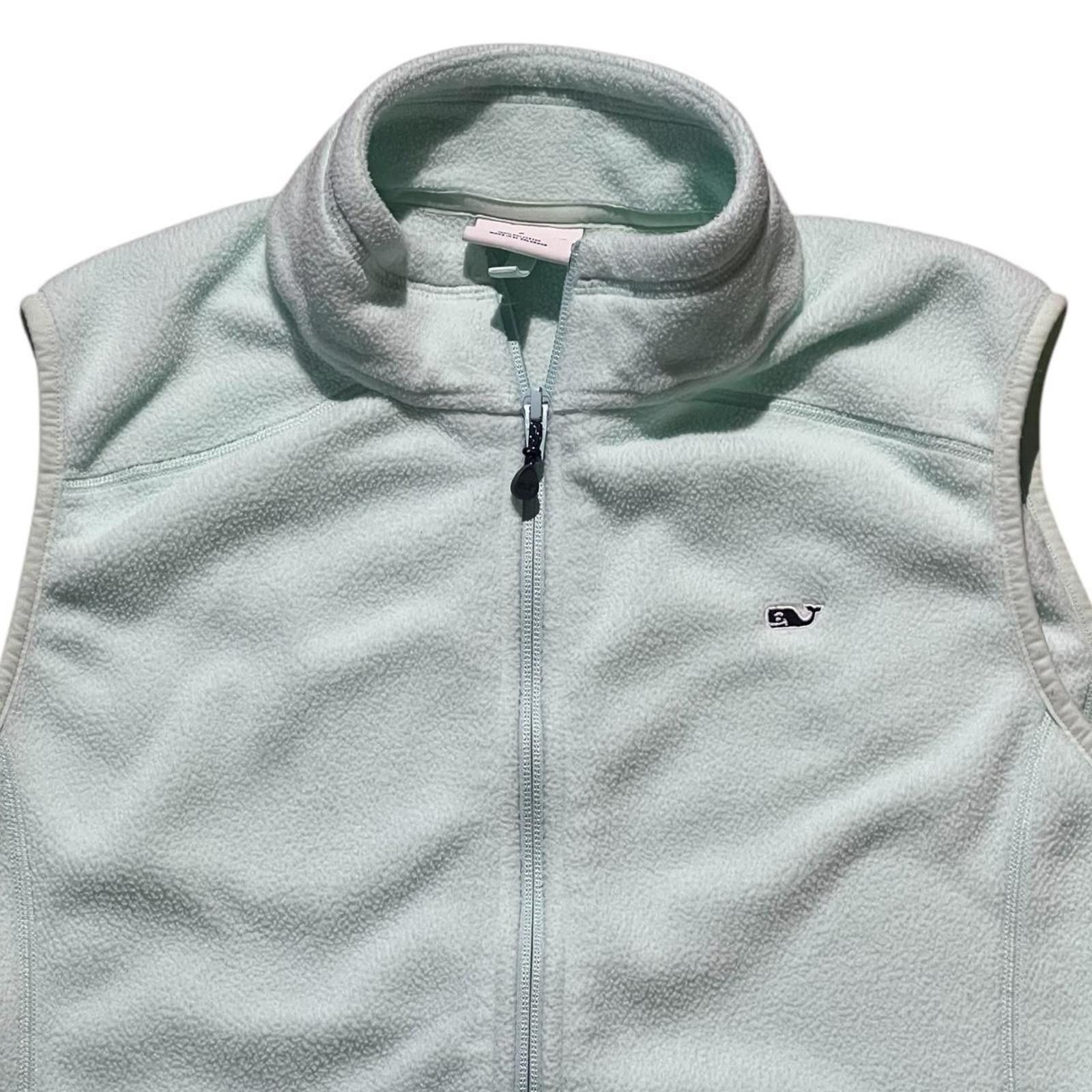 Vineyard Vines Vineyard Vines Wintermint Green Westerly Fleece Vest Size S / US 4 / IT 40 - 3 Thumbnail