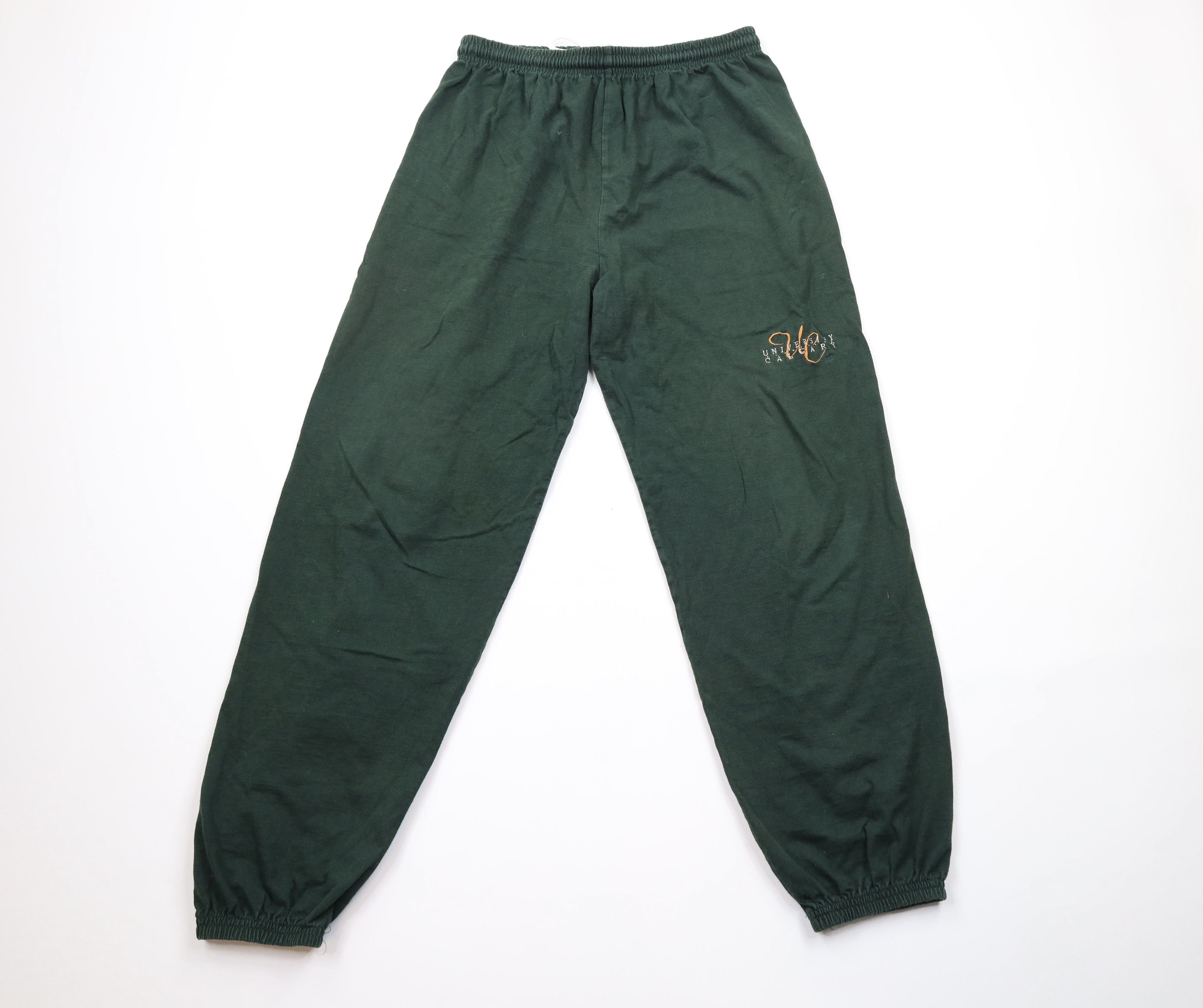 Vintage Vintage 90s Spell Out University of Calgary Joggers Pants Size US 34 / EU 50 - 1 Thumbnail