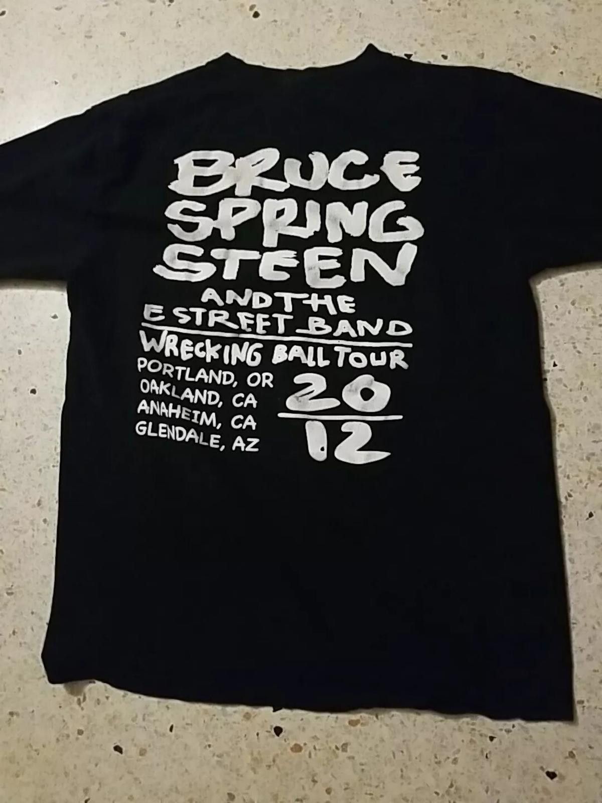 The Unbranded Brand Bruce Springsteen Wrecking Ball Tour 2012 T Shirt M Size US L / EU 52-54 / 3 - 2 Thumbnail