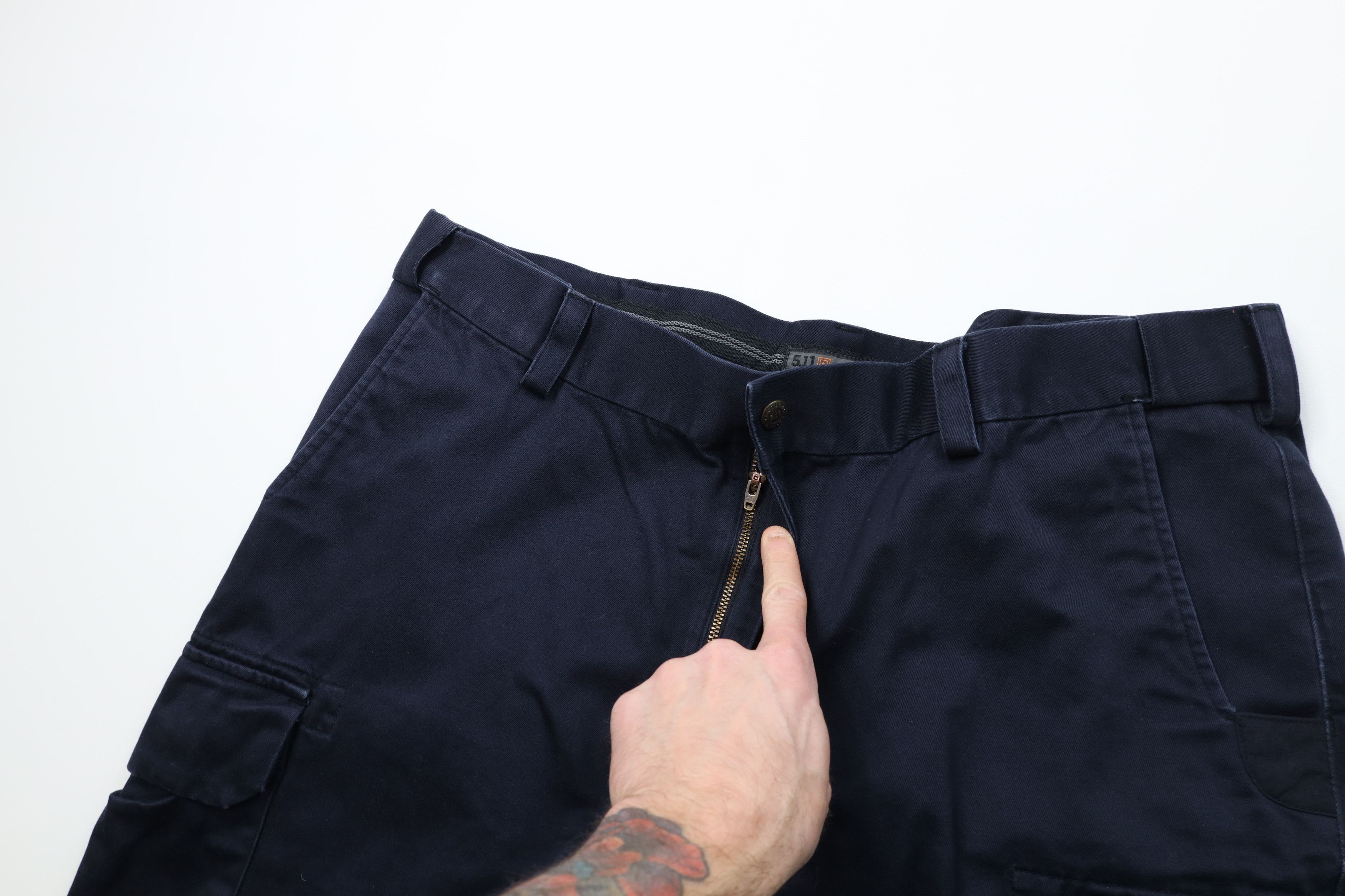 Vintage 5.11 Tactical Series Company Uniform Cargo Pants Navy Blue Size US 42 / EU 58 - 6 Thumbnail