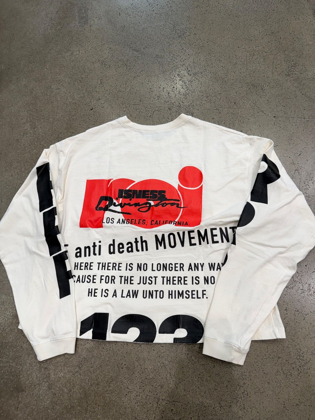 RRR-123 RIVINGTON ROI REBIS - Isness CVA LS Tee Max White Size US XL / EU 56 / 4 - 2 Thumbnail