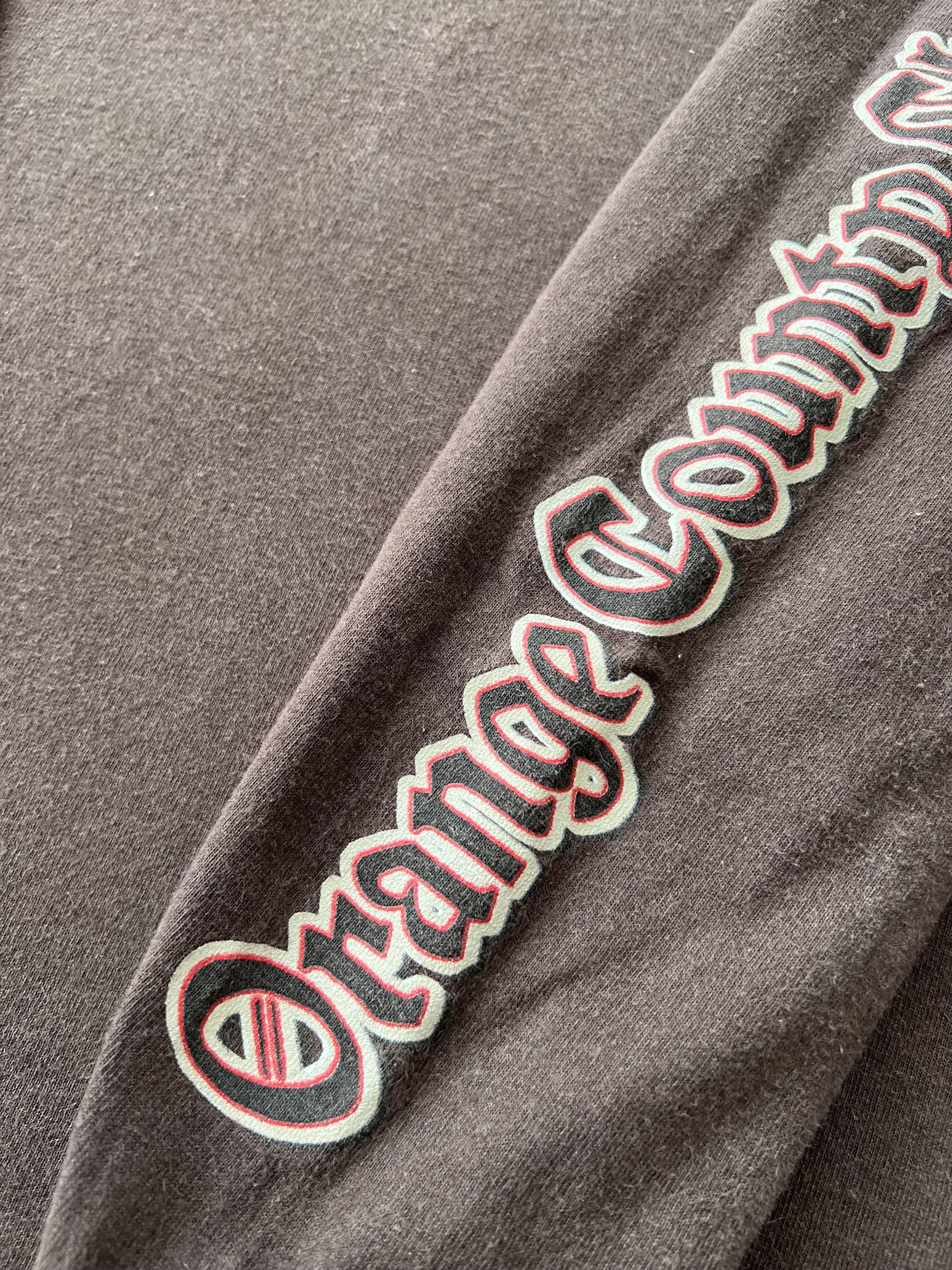 Vintage Vintage 2000s Orange Country Choppers Bulldog Long Sleeve Size US L / EU 52-54 / 3 - 7 Thumbnail