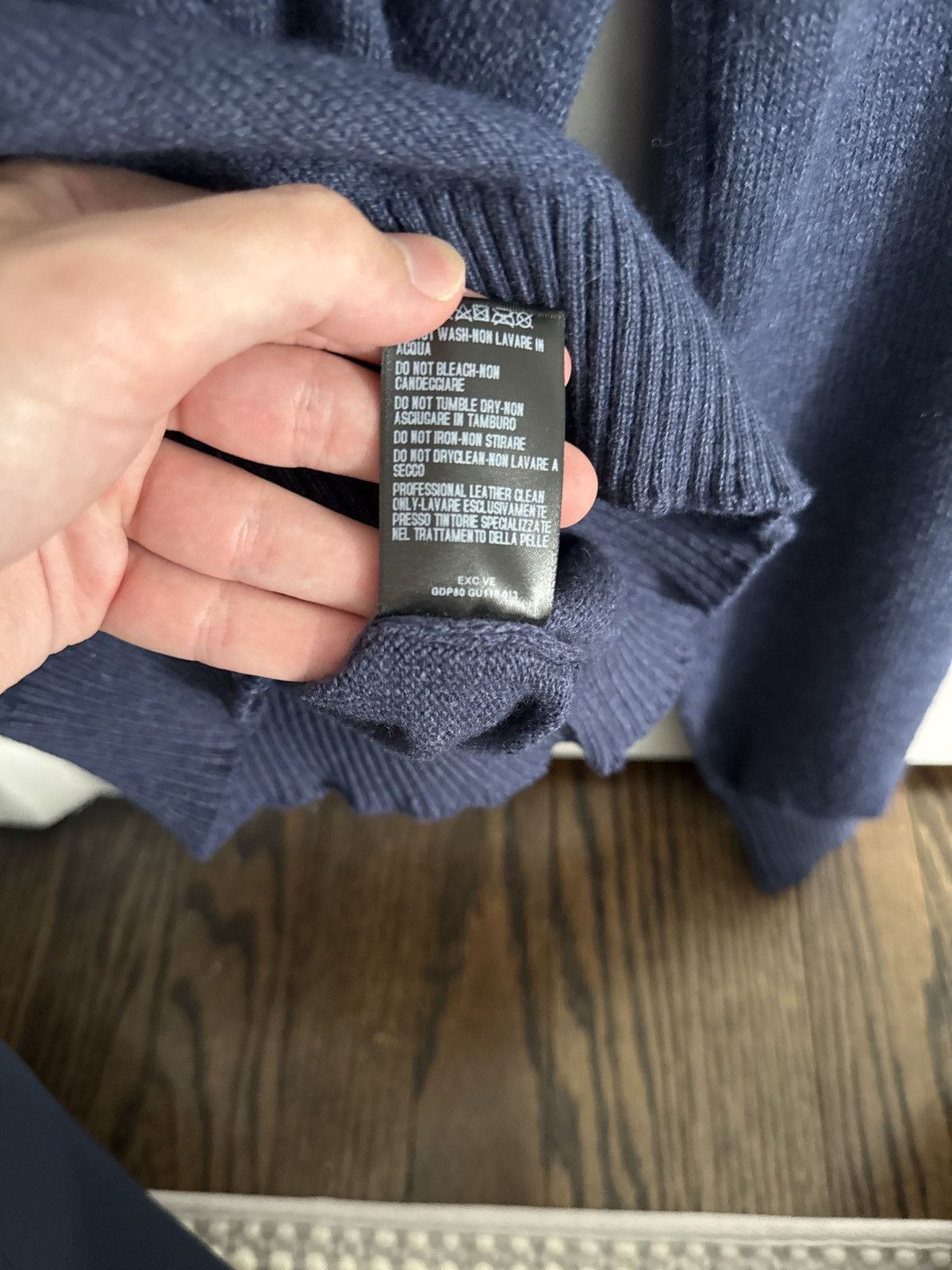 Gucci Gucci silk/alpaca sweater with suede details. Size US S / EU 44-46 / 1 - 8 Thumbnail