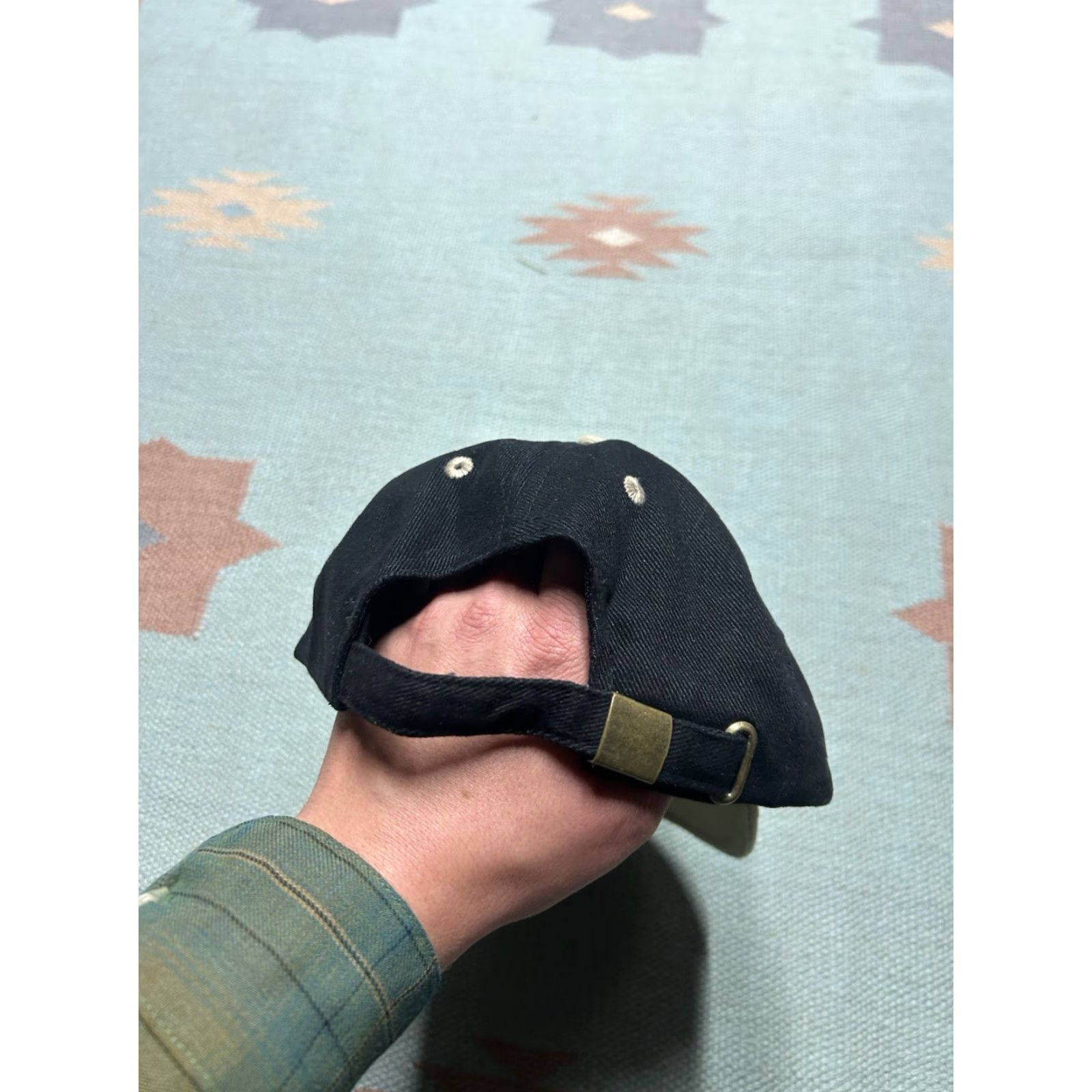 Vince VINTAGE Vince Gill StrapBack Hat Cap VG Black Adjustable Men's Hat Cap Size ONE SIZE - 4 Thumbnail