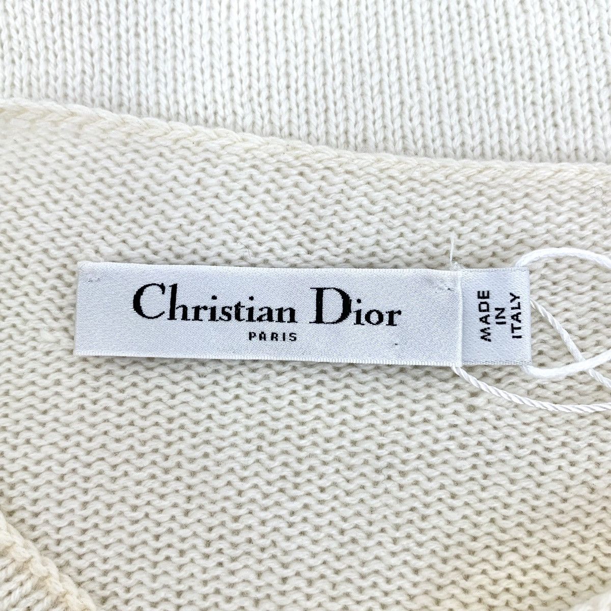 Dior Dior Star Logo Letter Intarsia Cashmere Knit Sweater K26WX Size L / US 10 / IT 46 - 5 Thumbnail