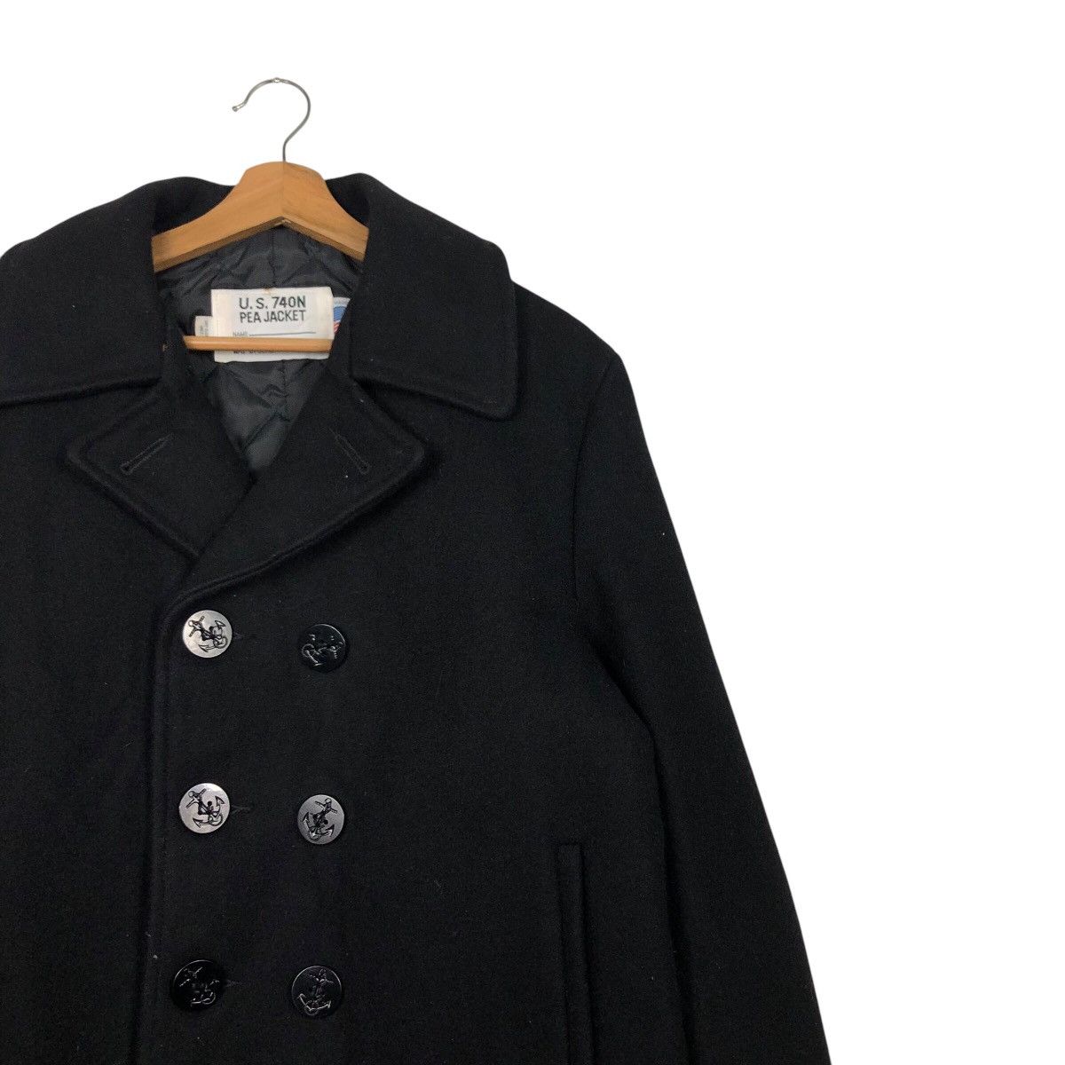 Schott 📌Vintage Wool Pea Jacket US 740N Schott Made in Usa Size US M / EU 48-50 / 2 - 7 Thumbnail